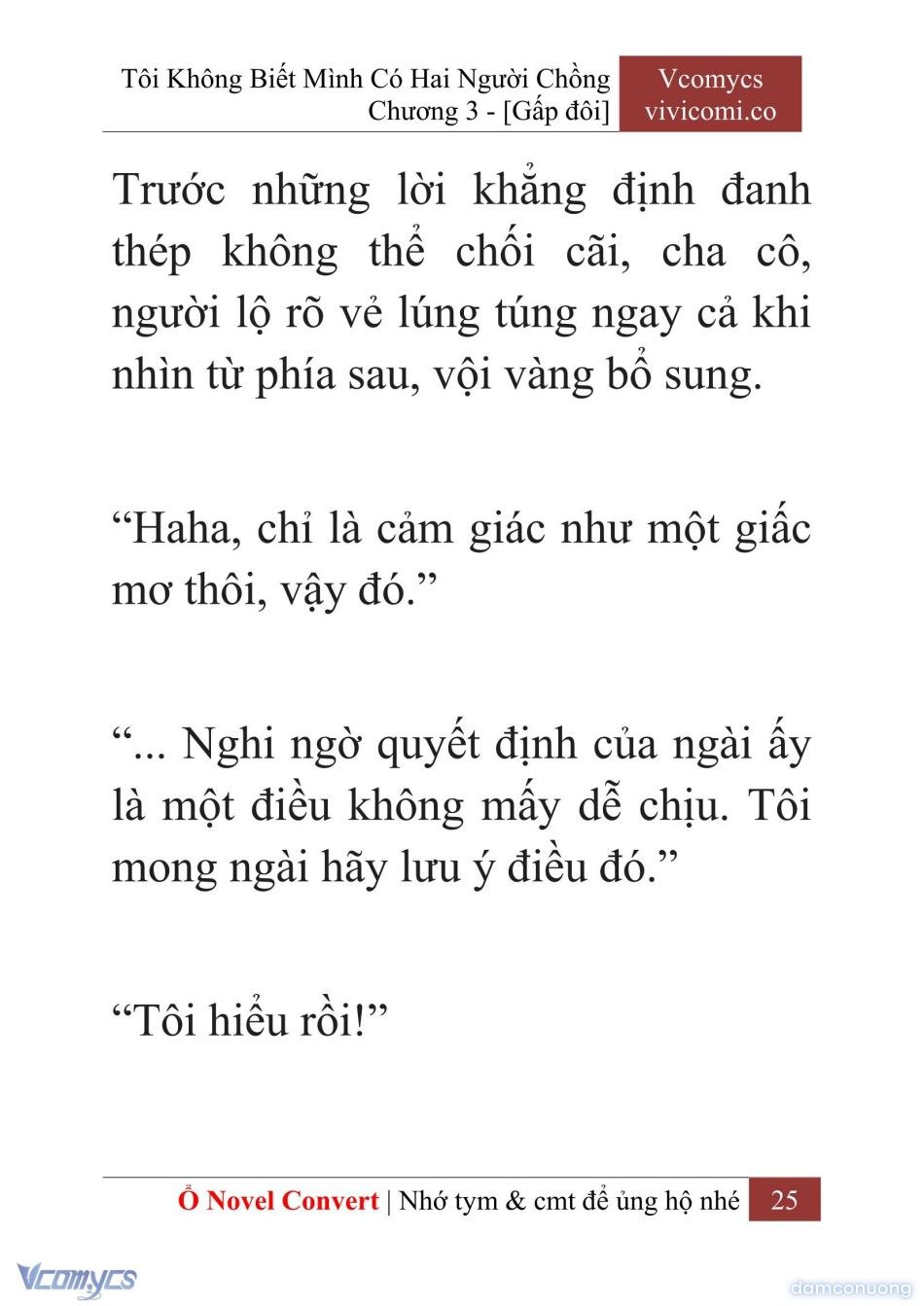 đọc truyện [novel] Tôi Không Biết Mình Có Hai Người Chồng Chương 3 ảnh 28 tại Thiên Thai Truyện