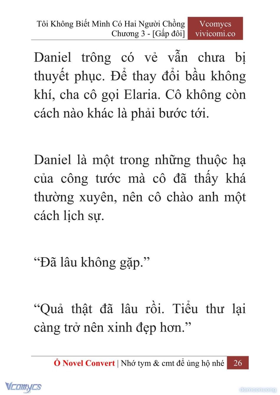 đọc truyện [novel] Tôi Không Biết Mình Có Hai Người Chồng Chương 3 ảnh 29 tại Thiên Thai Truyện