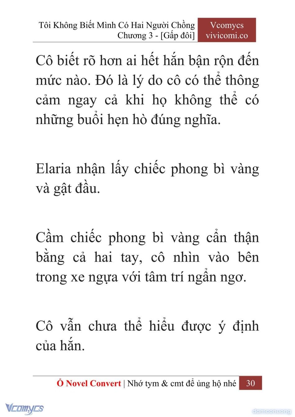 đọc truyện [novel] Tôi Không Biết Mình Có Hai Người Chồng Chương 3 ảnh 33 tại Thiên Thai Truyện