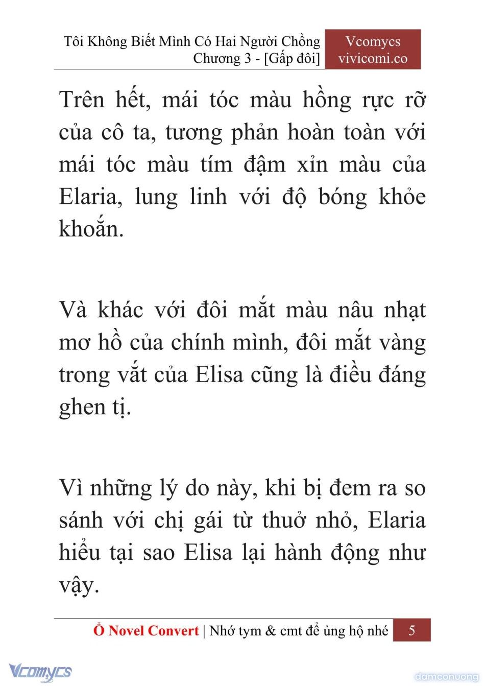 đọc truyện [novel] Tôi Không Biết Mình Có Hai Người Chồng Chương 3 ảnh 8 tại Thiên Thai Truyện