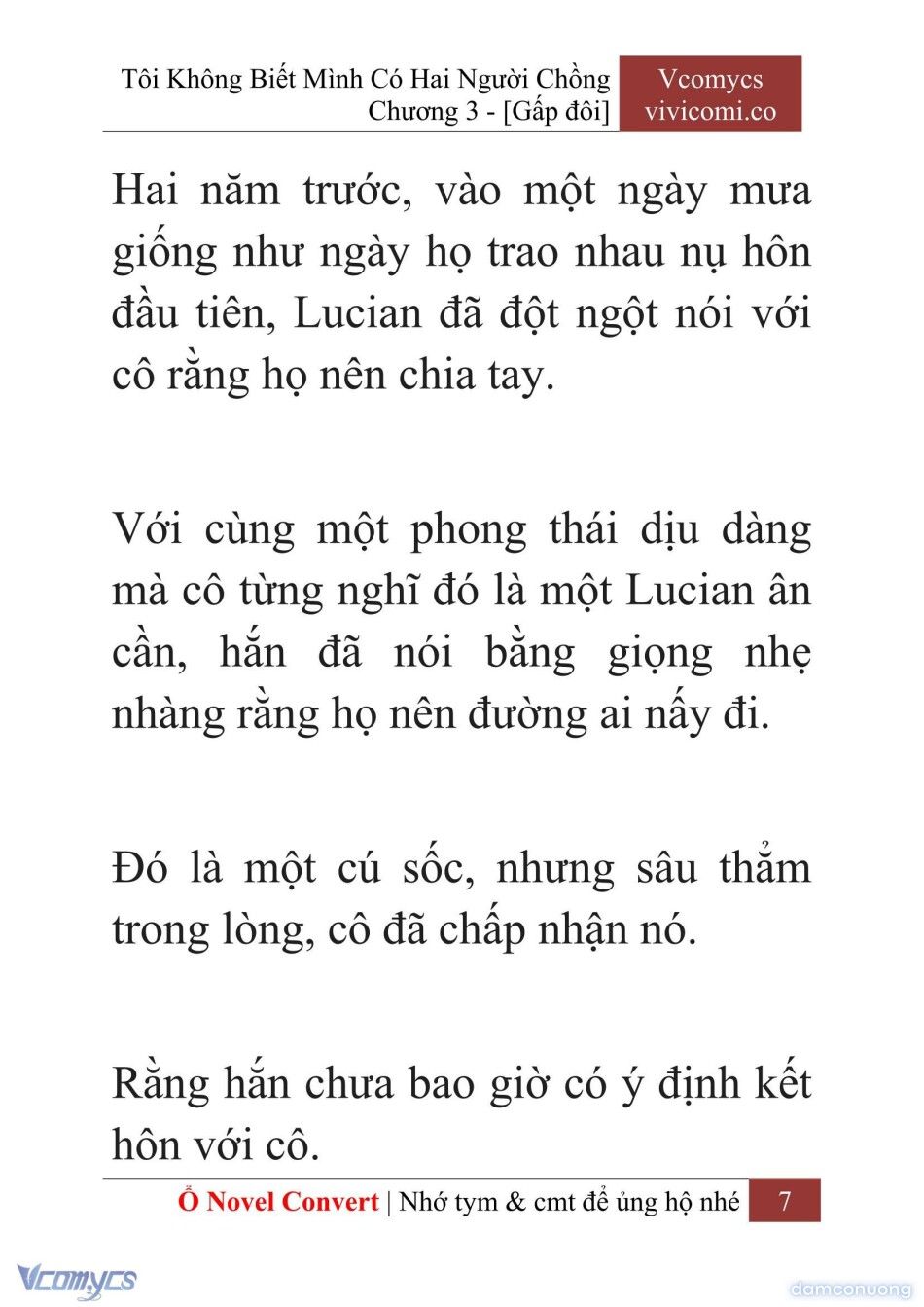 đọc truyện [novel] Tôi Không Biết Mình Có Hai Người Chồng Chương 3 ảnh 10 tại Thiên Thai Truyện