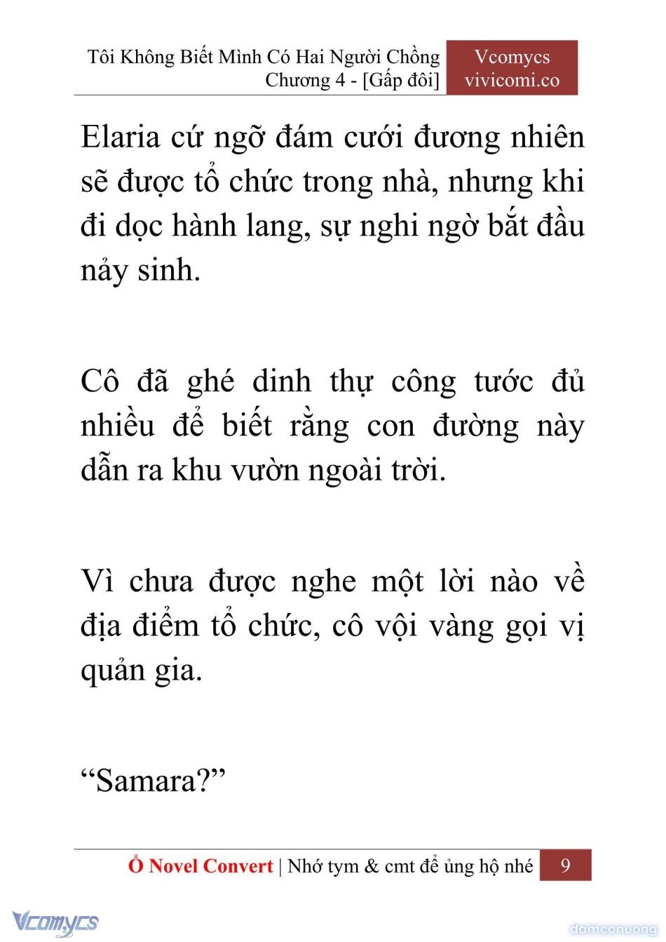 đọc truyện [novel] Tôi Không Biết Mình Có Hai Người Chồng Chương 4 ảnh 12 tại Thiên Thai Truyện