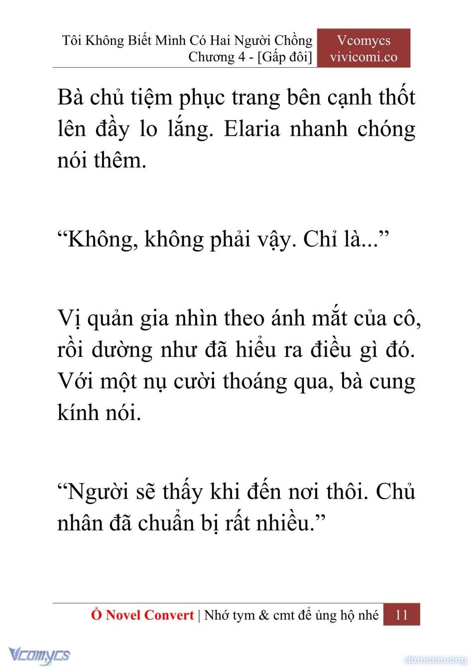 đọc truyện [novel] Tôi Không Biết Mình Có Hai Người Chồng Chương 4 ảnh 14 tại Thiên Thai Truyện