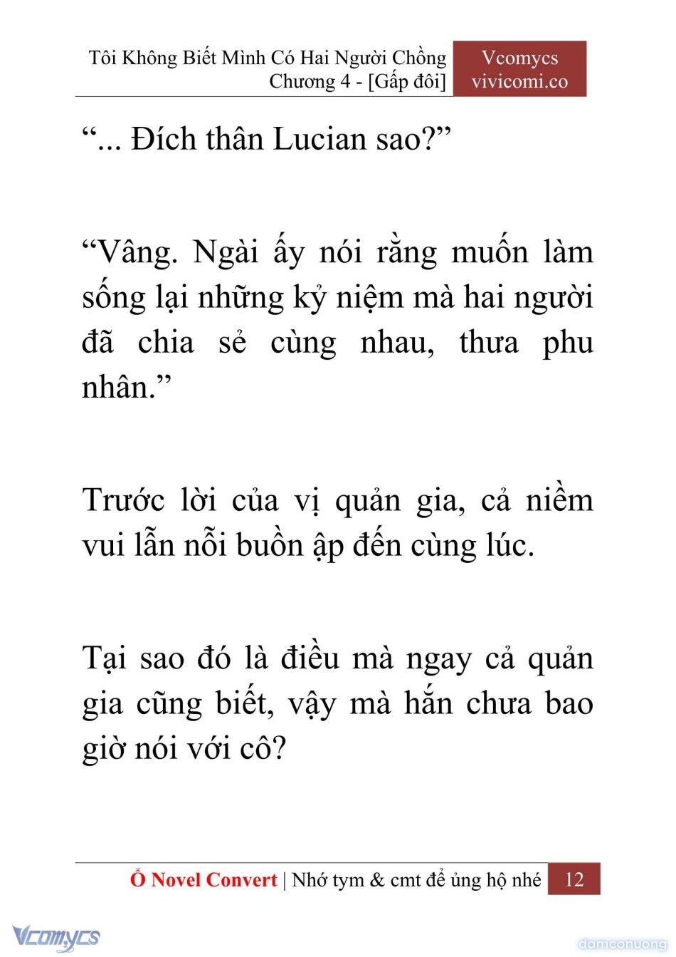 đọc truyện [novel] Tôi Không Biết Mình Có Hai Người Chồng Chương 4 ảnh 15 tại Thiên Thai Truyện