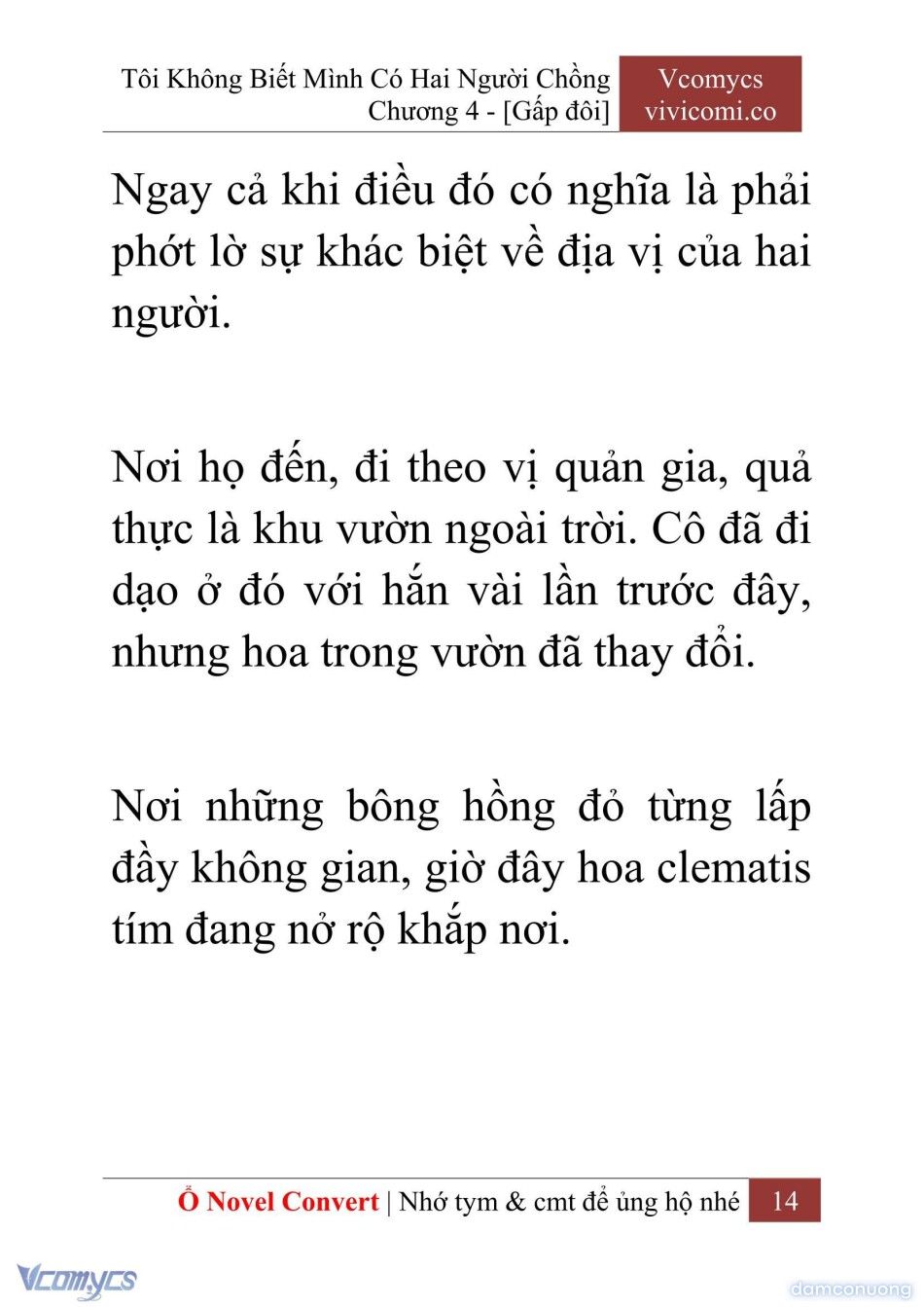 đọc truyện [novel] Tôi Không Biết Mình Có Hai Người Chồng Chương 4 ảnh 17 tại Thiên Thai Truyện