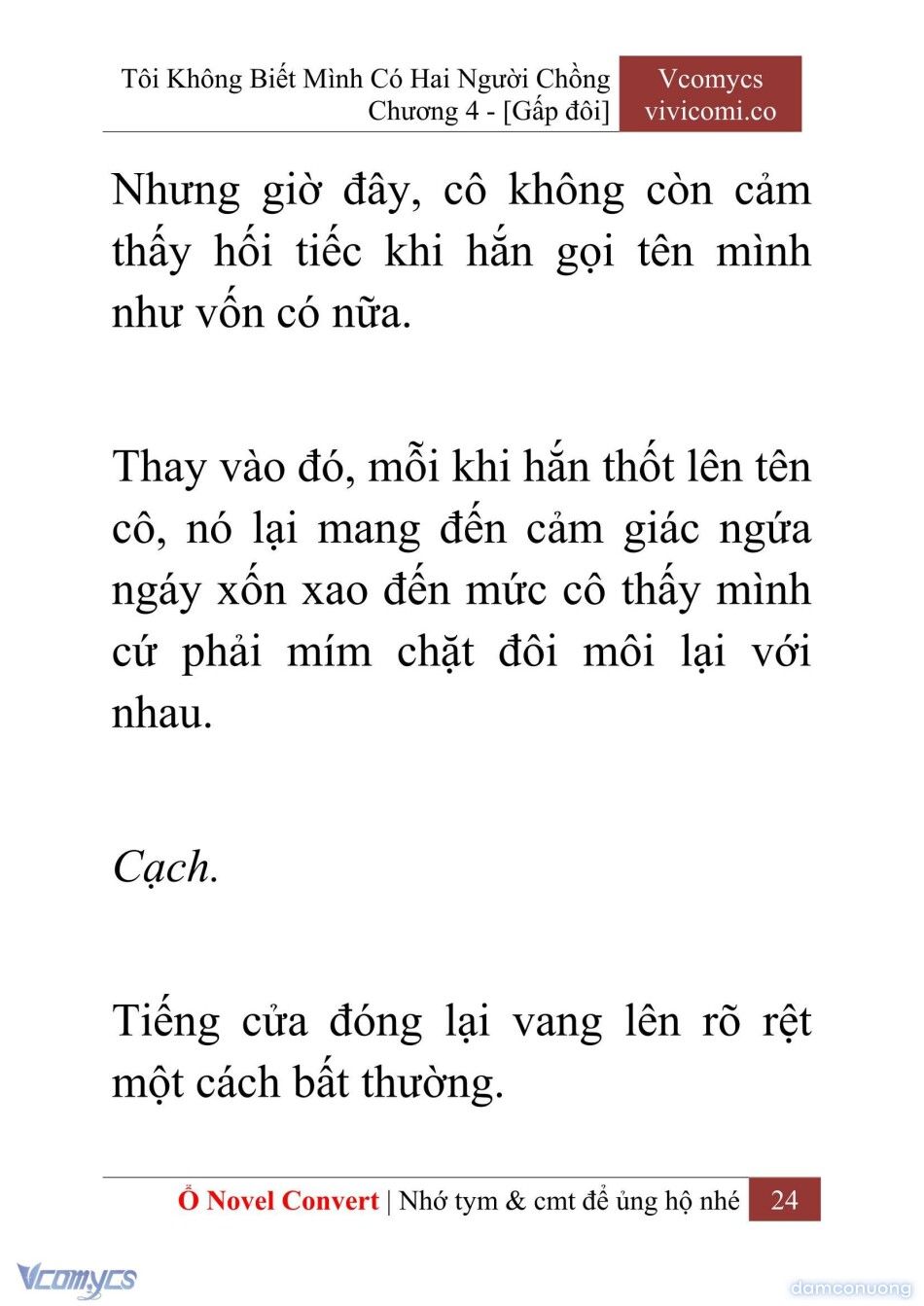đọc truyện [novel] Tôi Không Biết Mình Có Hai Người Chồng Chương 4 ảnh 27 tại Thiên Thai Truyện