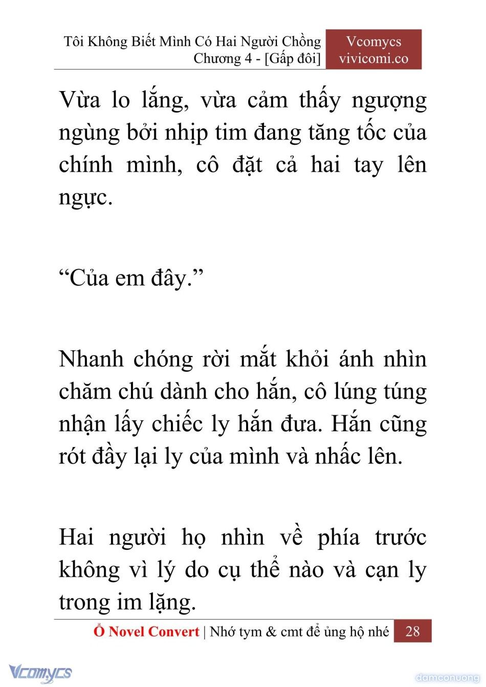 đọc truyện [novel] Tôi Không Biết Mình Có Hai Người Chồng Chương 4 ảnh 31 tại Thiên Thai Truyện