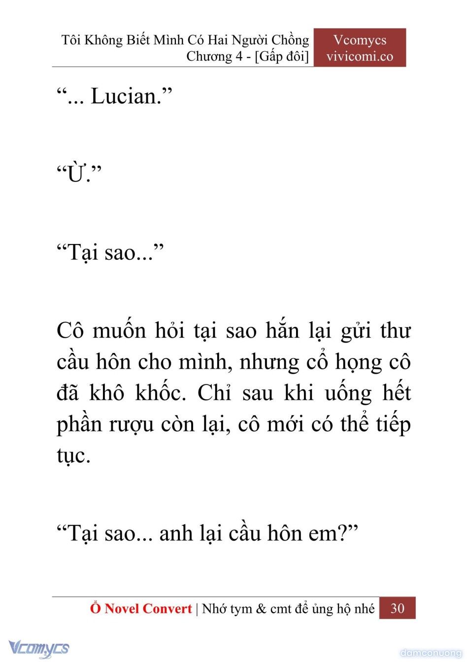 đọc truyện [novel] Tôi Không Biết Mình Có Hai Người Chồng Chương 4 ảnh 33 tại Thiên Thai Truyện