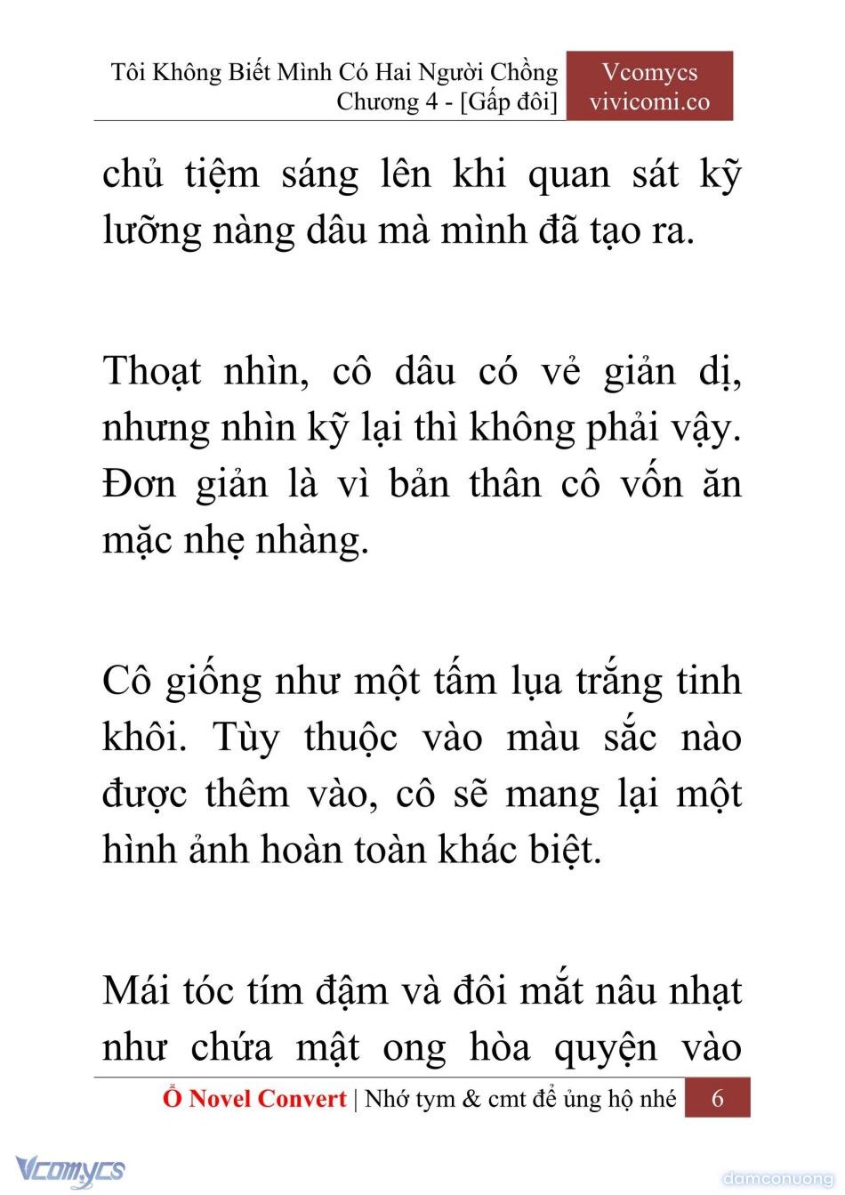 đọc truyện [novel] Tôi Không Biết Mình Có Hai Người Chồng Chương 4 ảnh 9 tại Thiên Thai Truyện