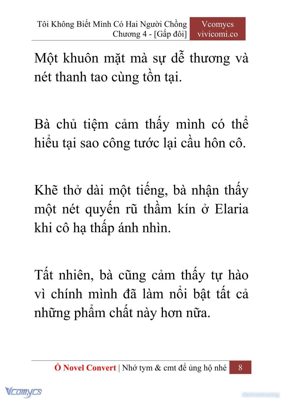đọc truyện [novel] Tôi Không Biết Mình Có Hai Người Chồng Chương 4 ảnh 11 tại Thiên Thai Truyện