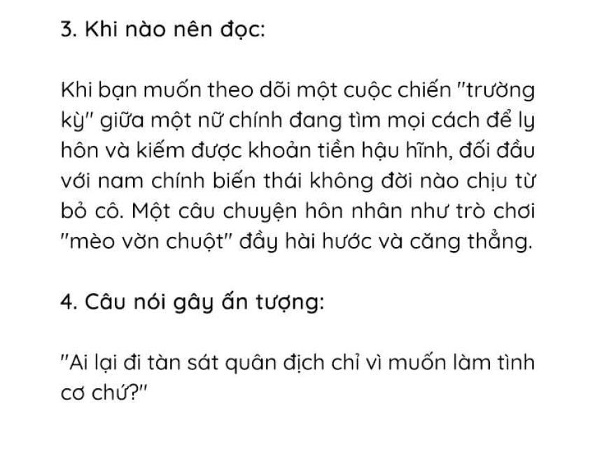 đọc truyện [novel] Trận Chiến Ly Hôn! Chương 0 ảnh 4 tại Truyện Dạ Ký