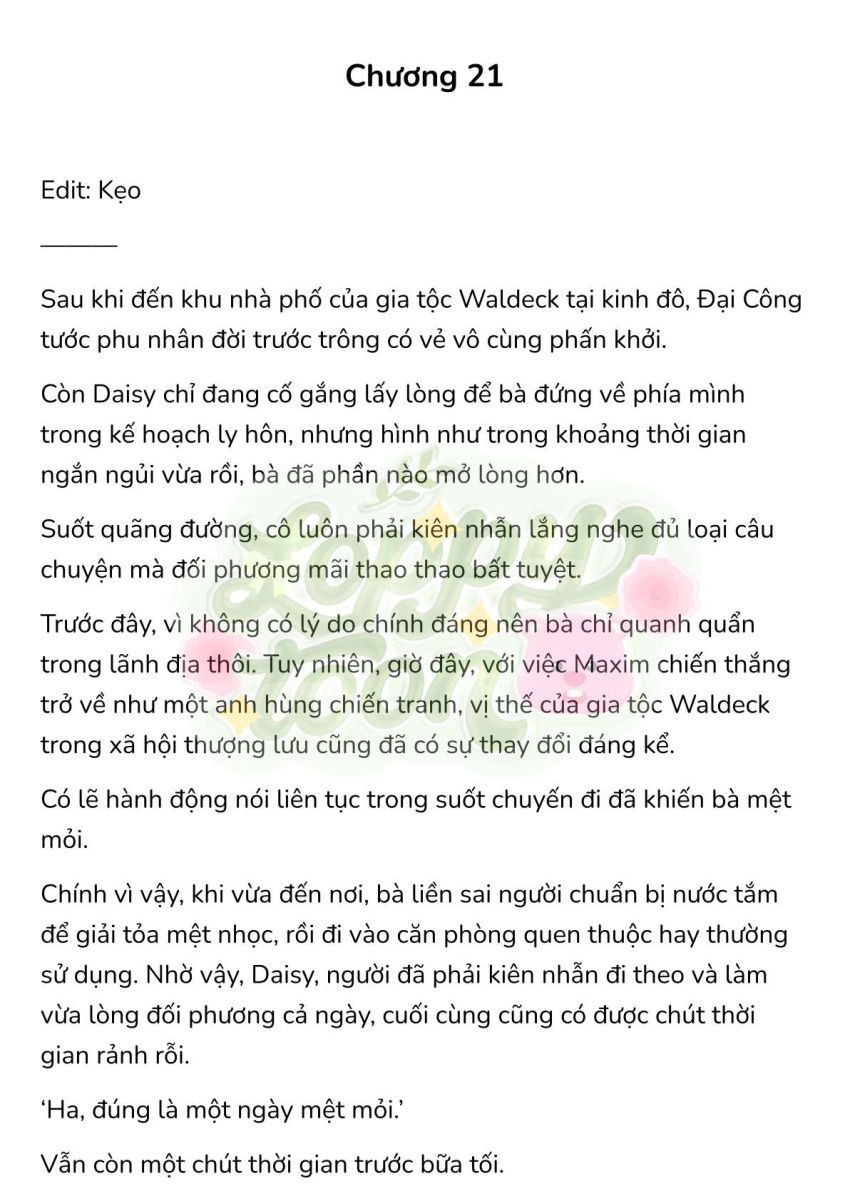 đọc truyện [novel] Trận Chiến Ly Hôn! Chương 21 ảnh 2 tại Truyện Dạ Ký