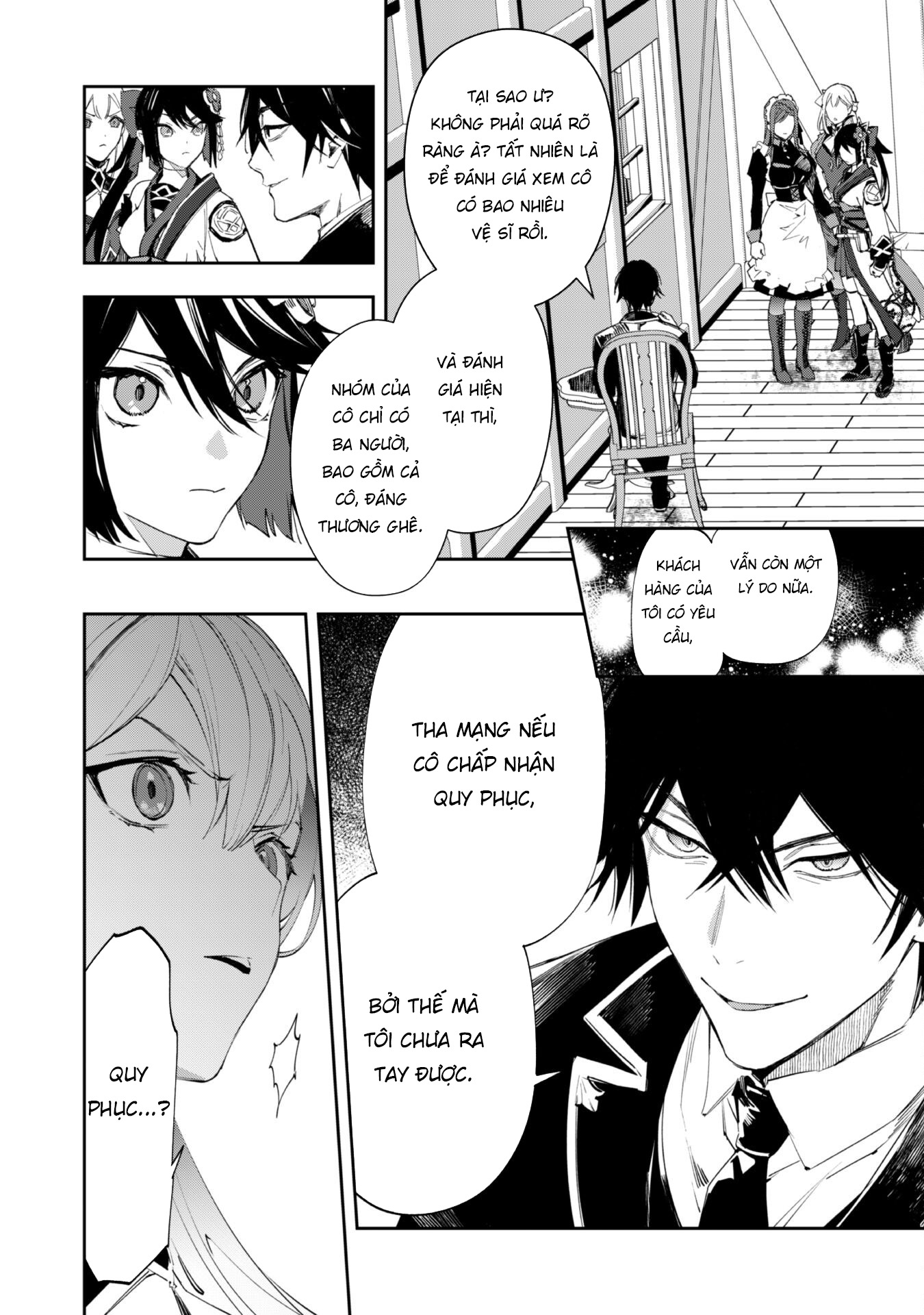 đọc truyện Nữ Đao Phủ Trở Thành Vệ Sĩ Cho Nữ Bá Tước Chương 4 ảnh 3 tại Thiên Thai Truyện