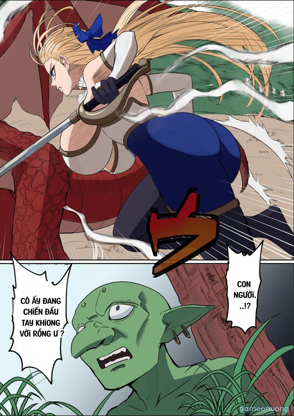 đọc truyện Nữ Hiệp Sĩ Ngực Khủng—mấy Con Quái Yếu Xìu Này Mà Là Đồng Đội Của Tôi Á!? Nói Đùa À!? Chương 1 ảnh 8 tại Thiên Thai Truyện