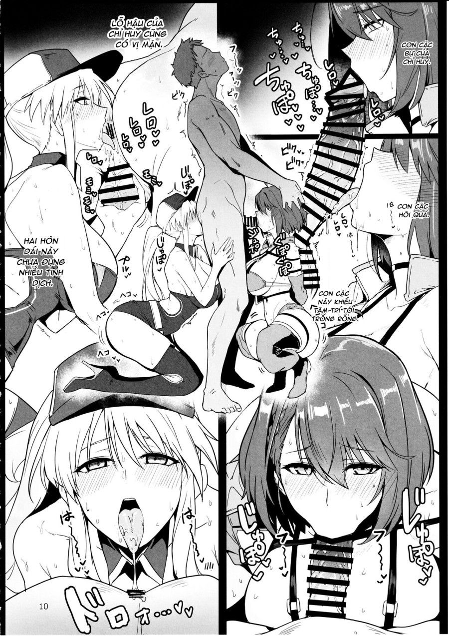Nữ Hoàng Chủng Tộc Enterprise Và Baltimore Và Những Cuốn Sách Dâm Dục (azur Lane) Oneshot page 11 - Giả Dược