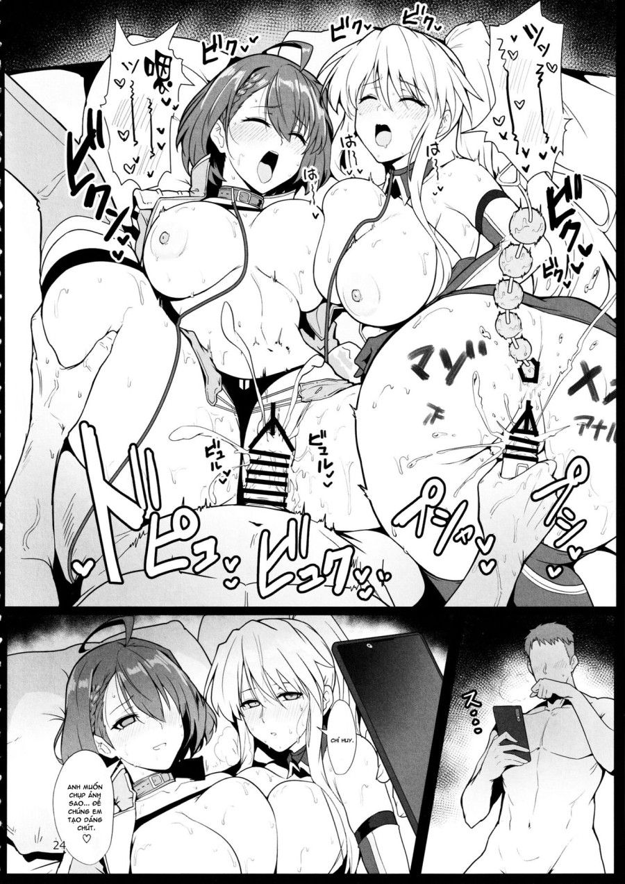 Nữ Hoàng Chủng Tộc Enterprise Và Baltimore Và Những Cuốn Sách Dâm Dục (azur Lane) Oneshot page 25 - Giả Dược