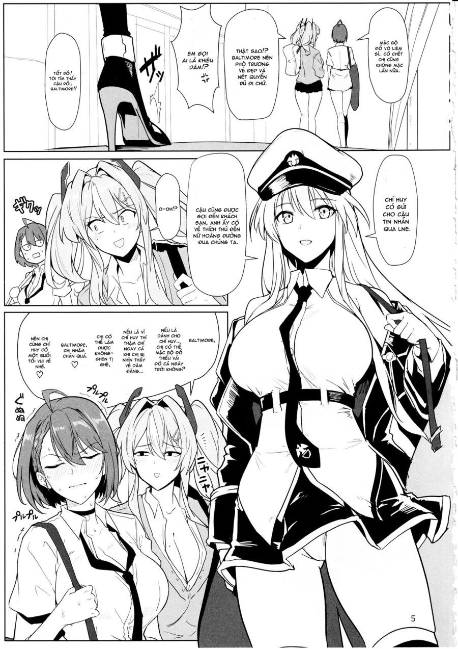 Nữ Hoàng Chủng Tộc Enterprise Và Baltimore Và Những Cuốn Sách Dâm Dục (azur Lane) Oneshot page 6 - Giả Dược