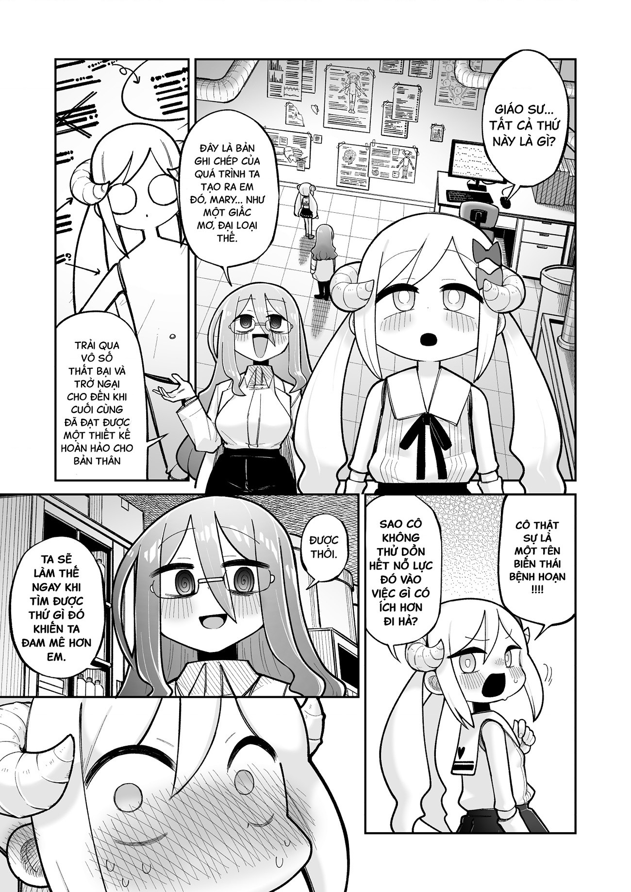 đọc truyện Nữ Robot Và Giáo Sư Có Hơi "nguy Hiểm" Chương 8 ảnh 3 tại Thiên Thai Truyện