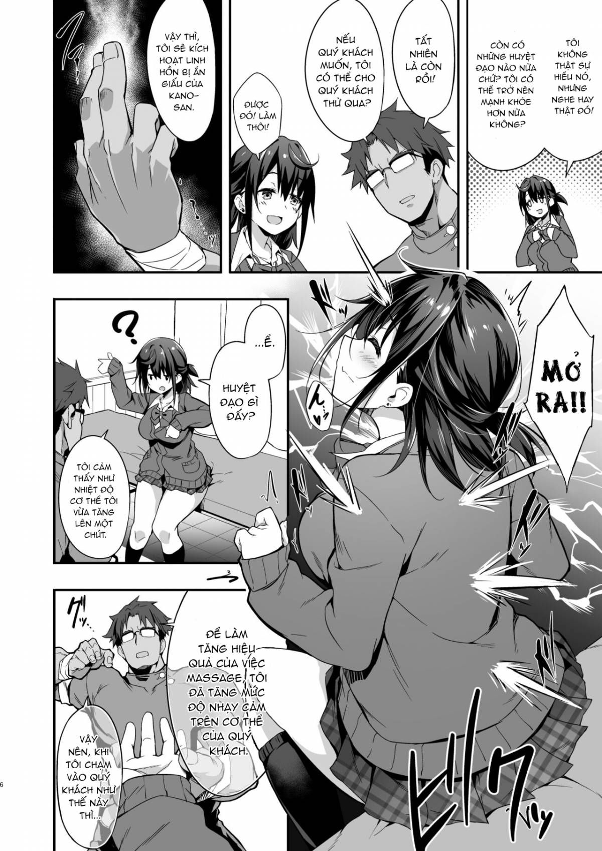 Nữ Sinh Đi Điều Trị Đau Cổ Oneshot page 9 - Giả Dược