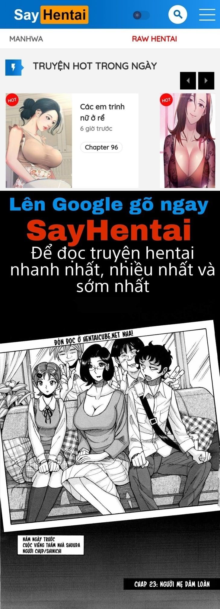 đọc truyện Nympho Maman Boshi Soukan Chương 23 ảnh 1 tại Giả Dược