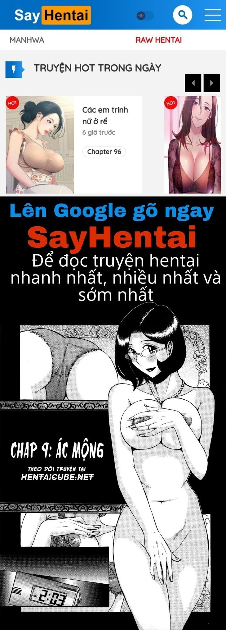 đọc truyện Nympho Maman Boshi Soukan Chương 9 ảnh 1 tại Giả Dược