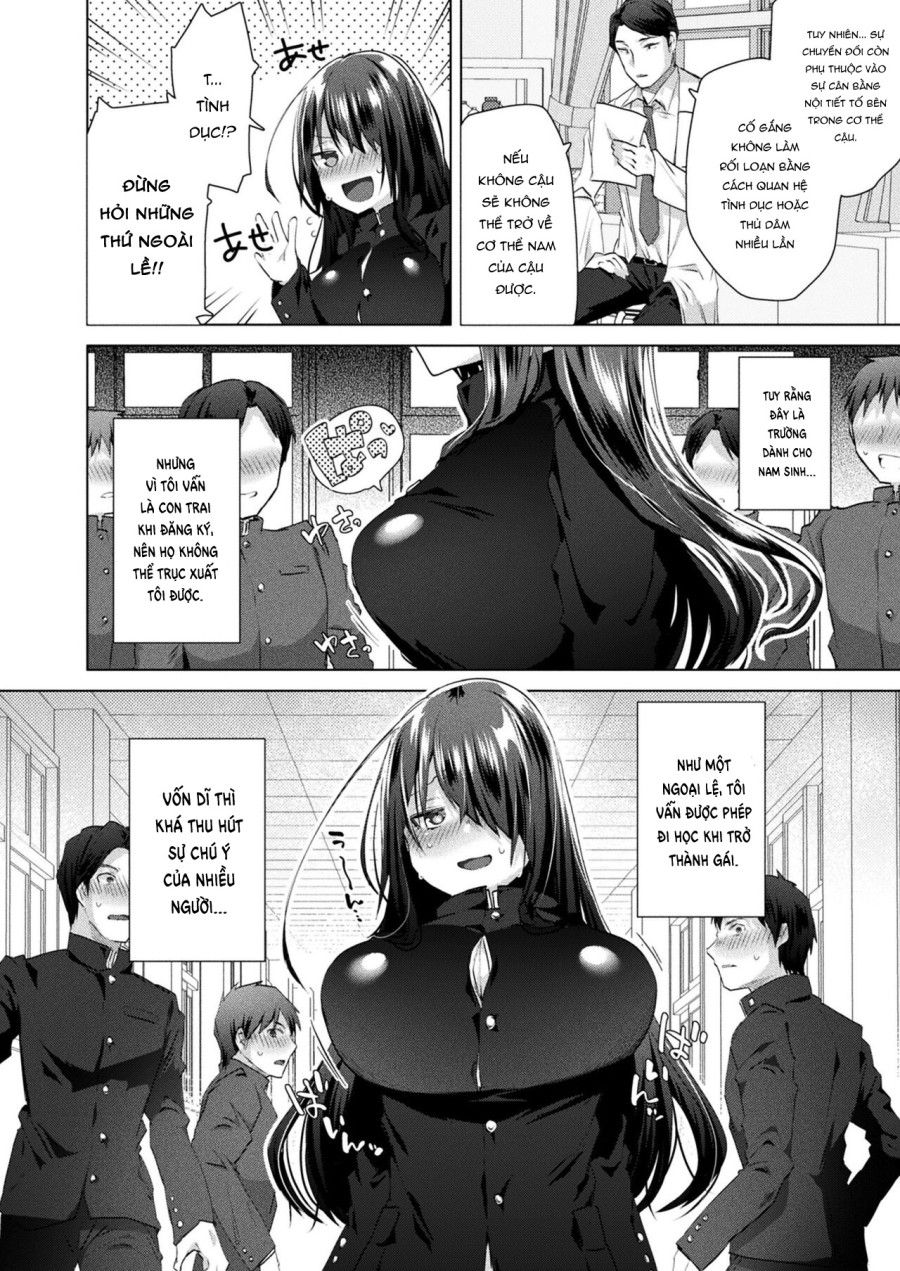 Nyotaika Pandemic!! ~danshikou Hen~ Oneshot page 6 - Giả Dược