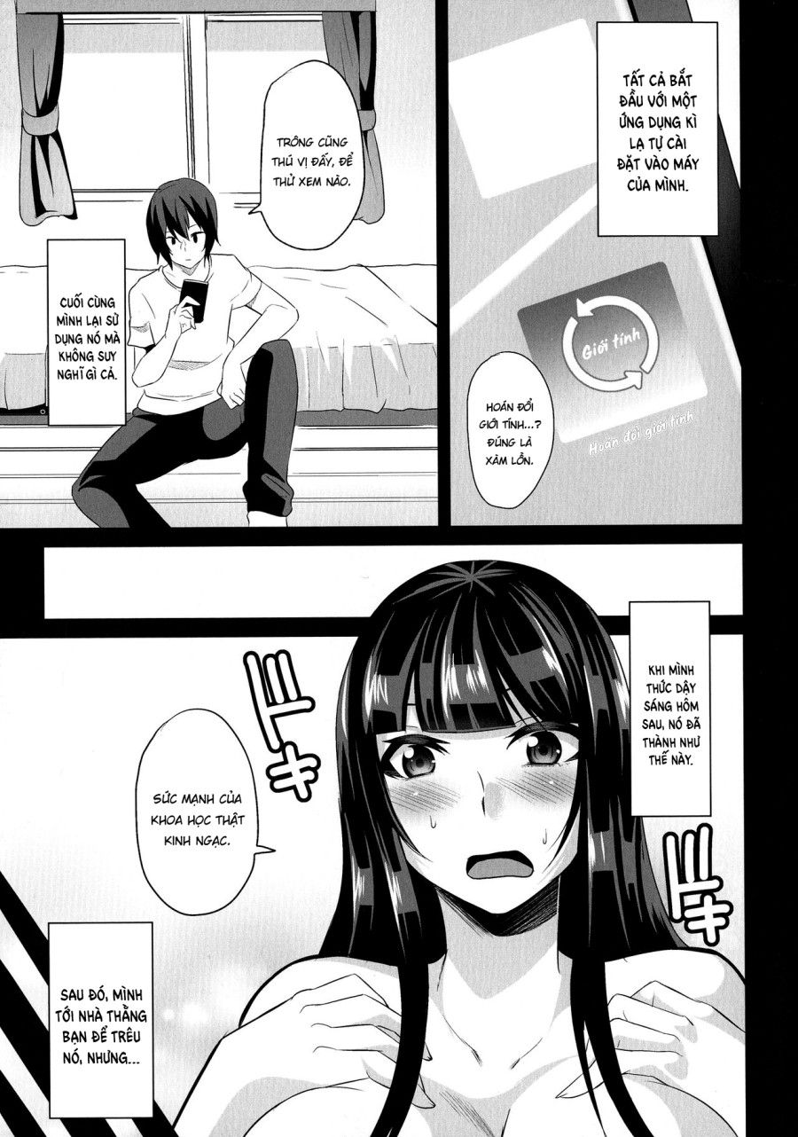 Nyotaika Panic! ~ore Ga Shinyuu No Onna Ni Naru Made~ Oneshot page 4 - Giả Dược