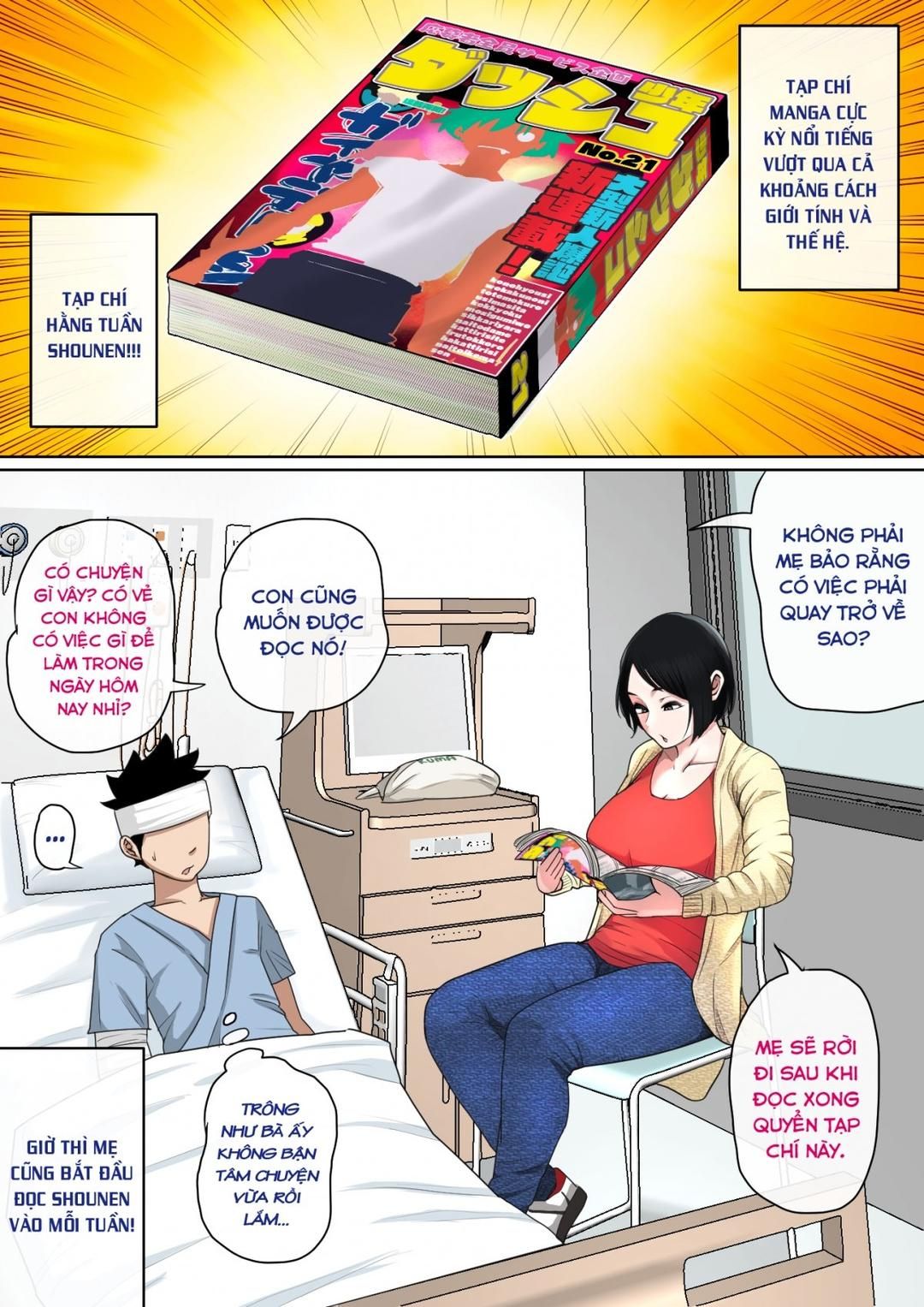 Nyuuin-chuu No Muramura Wa Okaa-san De… Chương 1 page 23 - Giả Dược