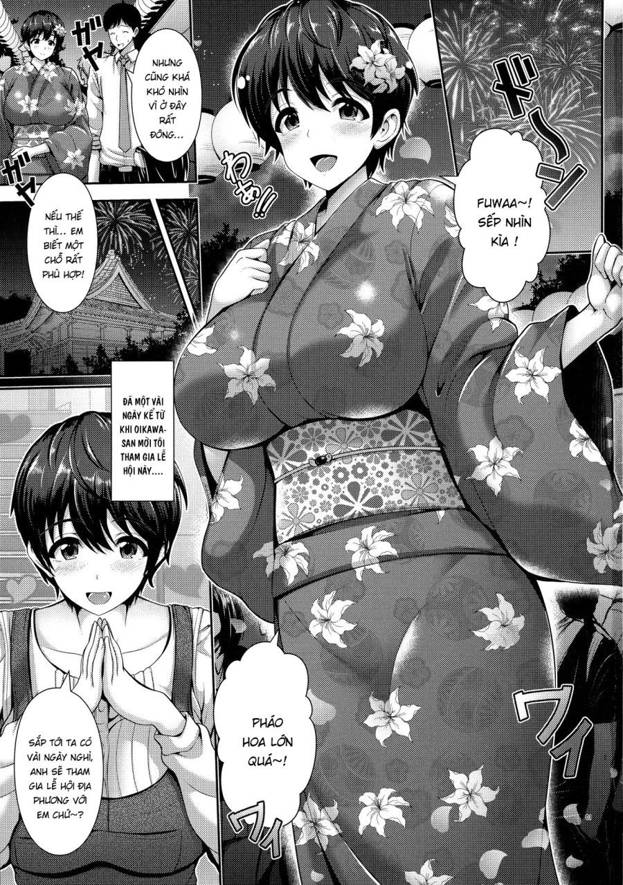 Oikawas-san Và Cặp Vếu Bự Trong Bộ Yukata Oneshot page 4 - Giả Dược