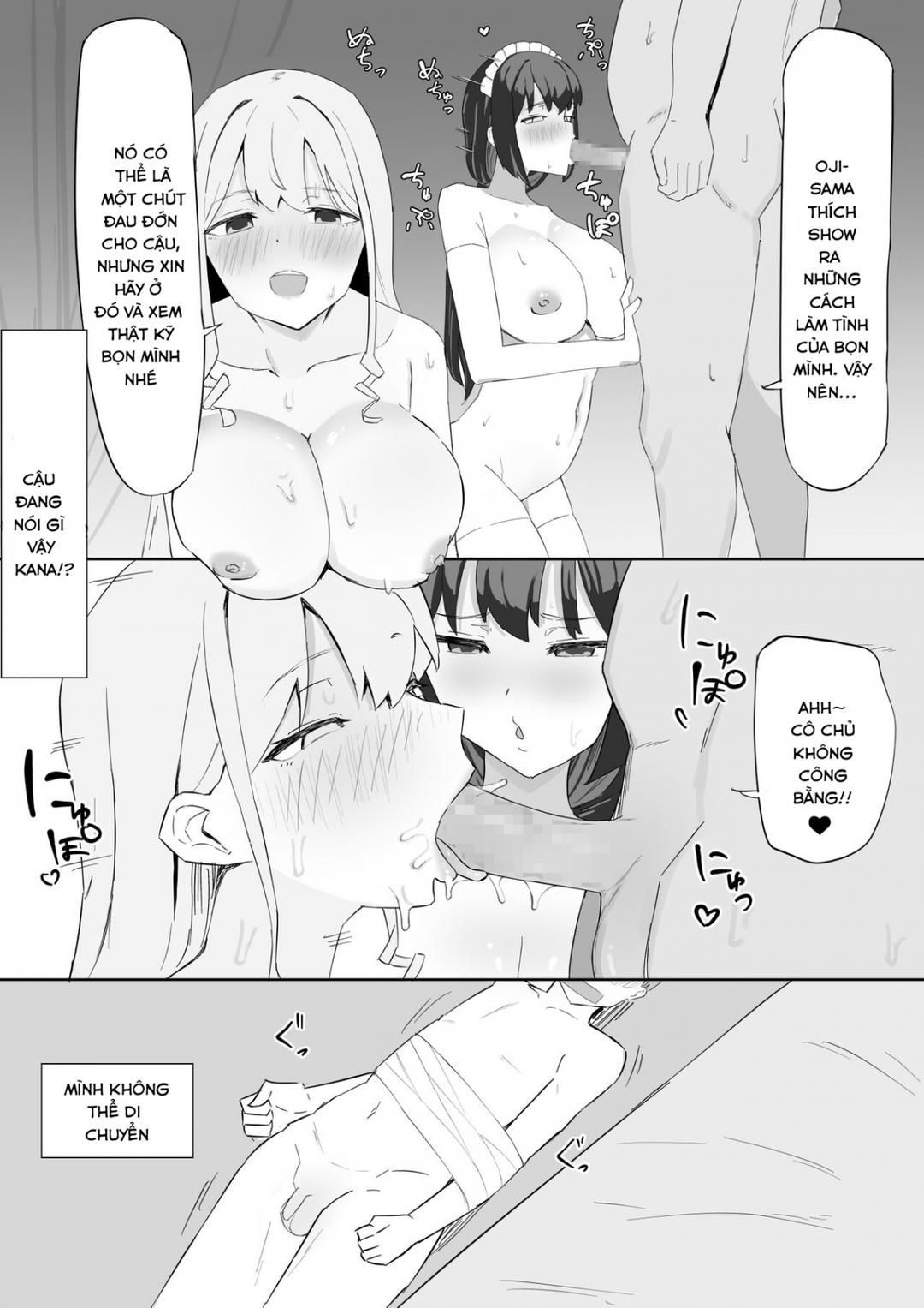 đọc truyện Ojou-sama To Maid O Iinazuke Ni Torarete Okobore Ecchi Suru Hanashi Oneshot ảnh 11 tại Giả Dược