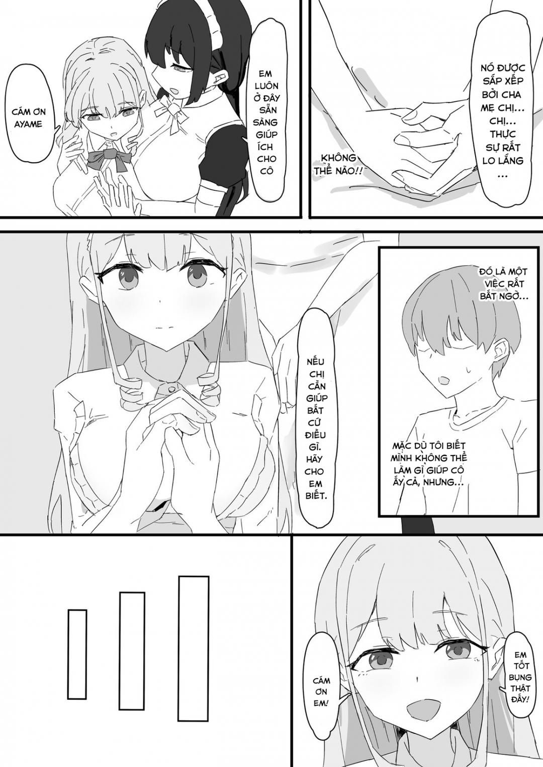 đọc truyện Ojou-sama To Maid O Iinazuke Ni Torarete Okobore Ecchi Suru Hanashi Oneshot ảnh 7 tại Giả Dược