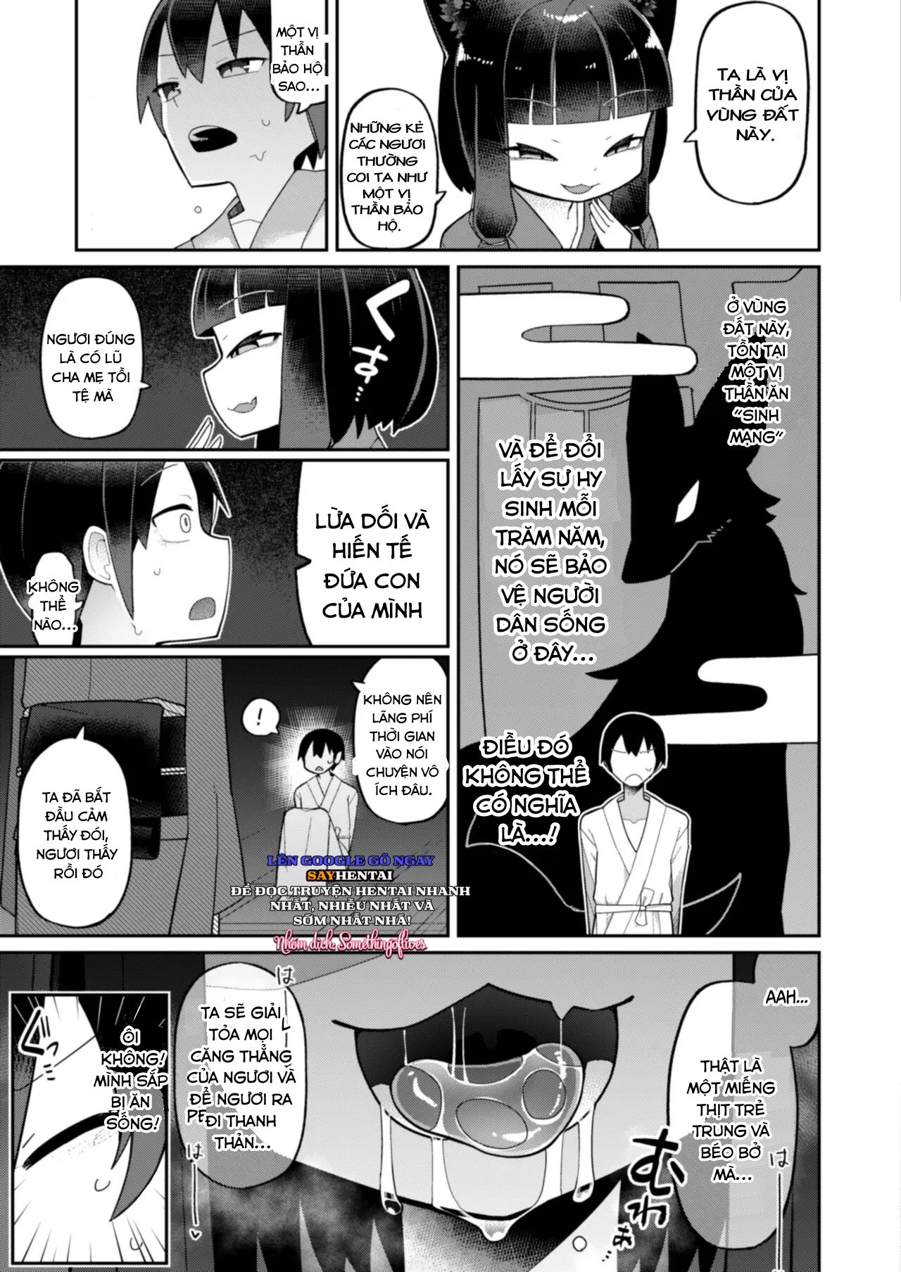 đọc truyện Okitsune-sama Wa Niku O Hamu Oneshot ảnh 5 tại Giả Dược
