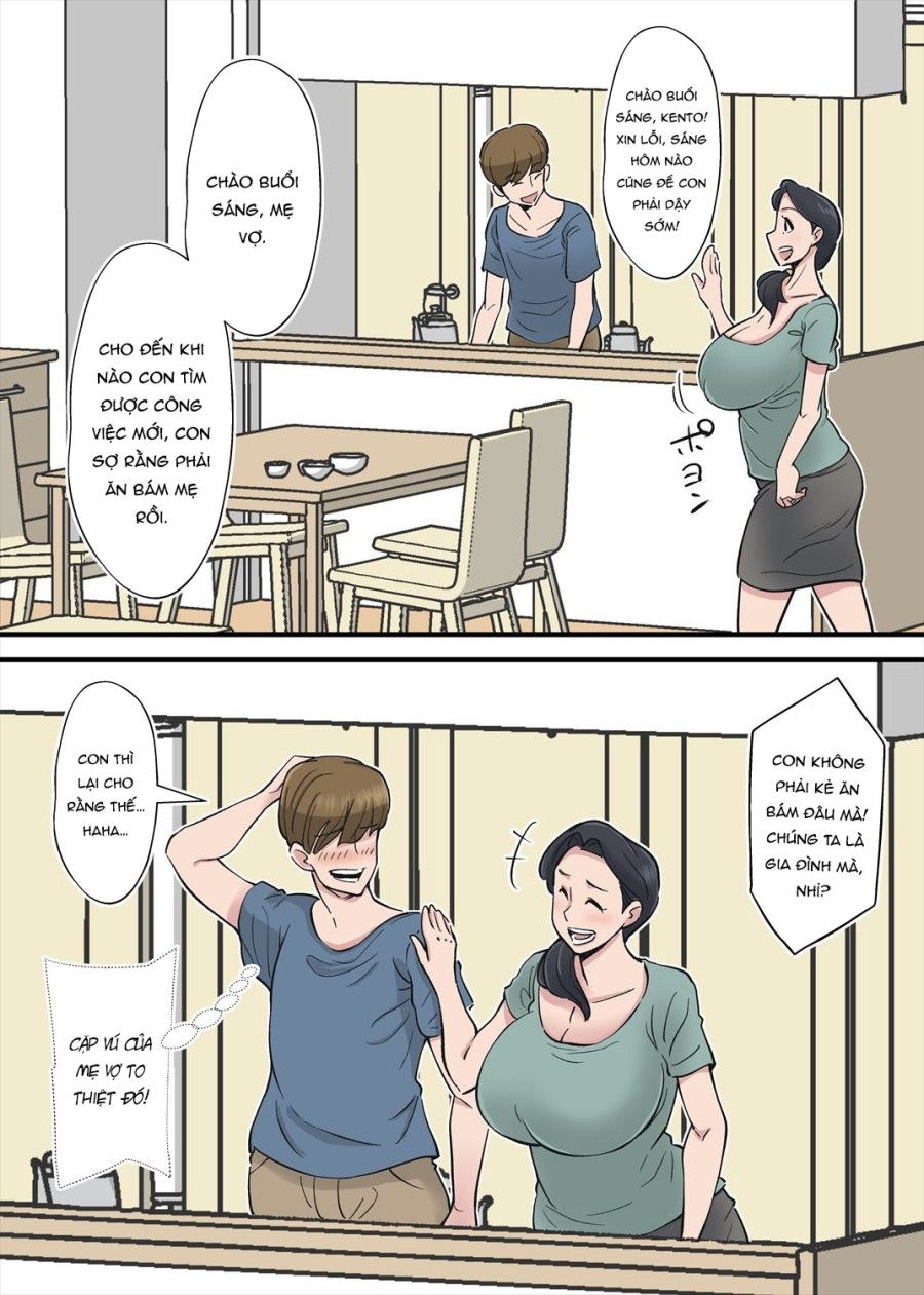 Ome No Bakunyuu Kaa-chan O Netoritai Oneshot page 3 - Giả Dược