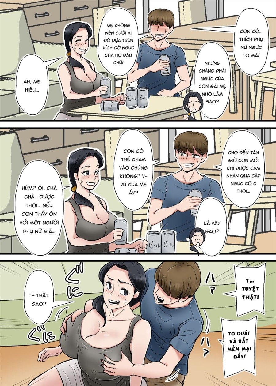 Ome No Bakunyuu Kaa-chan O Netoritai Oneshot page 9 - Giả Dược