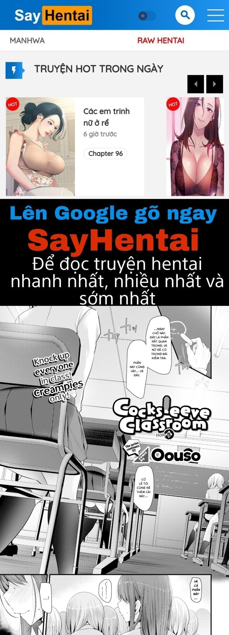 đọc truyện Onaho Kyoshitsu Chương 5 ảnh 1 tại Thiên Thai Truyện