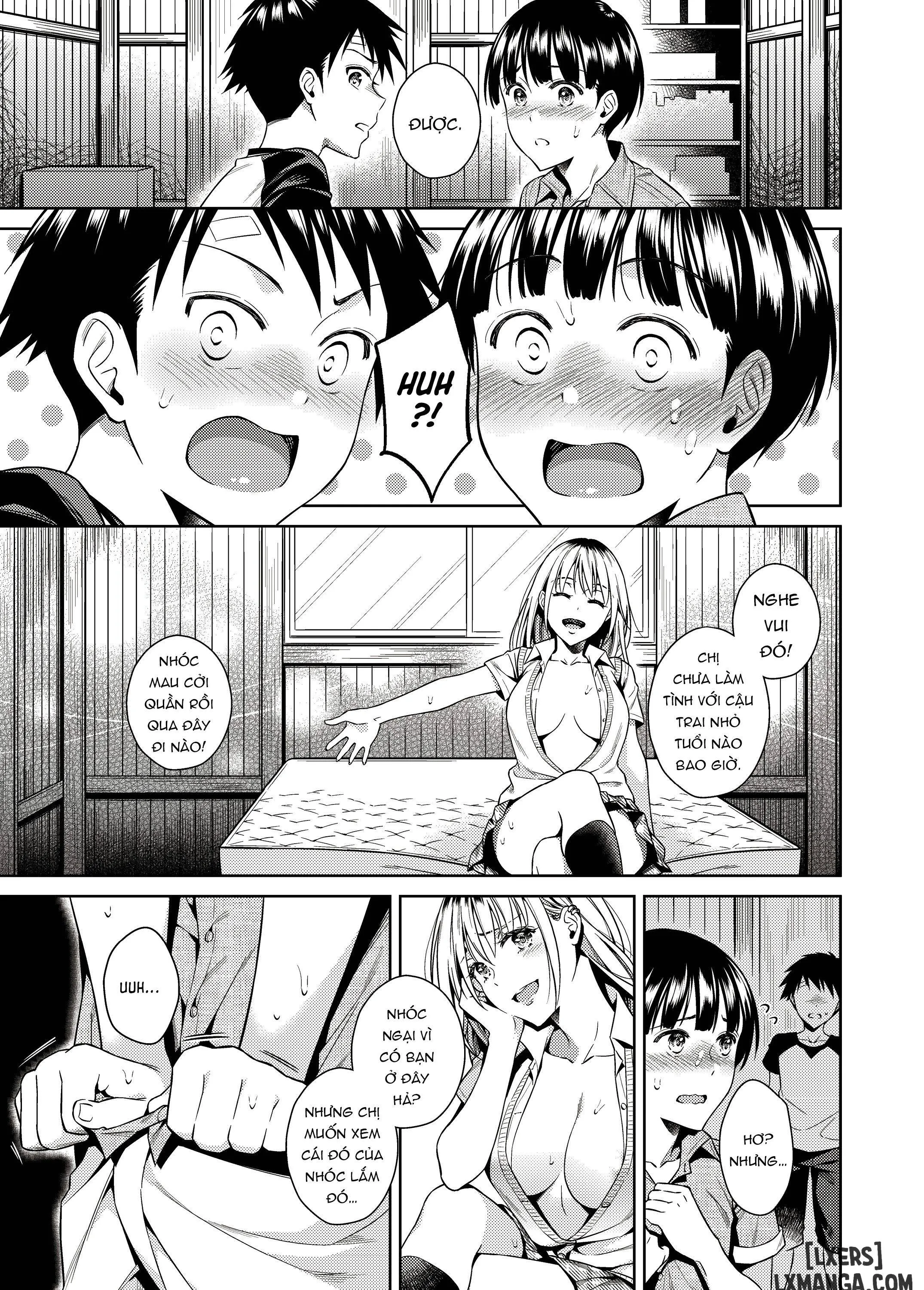 đọc truyện One Girl And Two Boys In Their Secret Base Chương 1 ảnh 15 tại Giả Dược