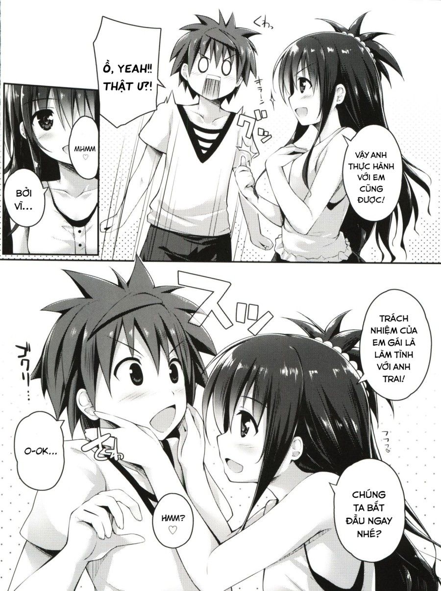 Onii-chan To Xxx Wa Imouto No Gimu Desu (to Love-ru) Oneshot page 6 - Giả Dược