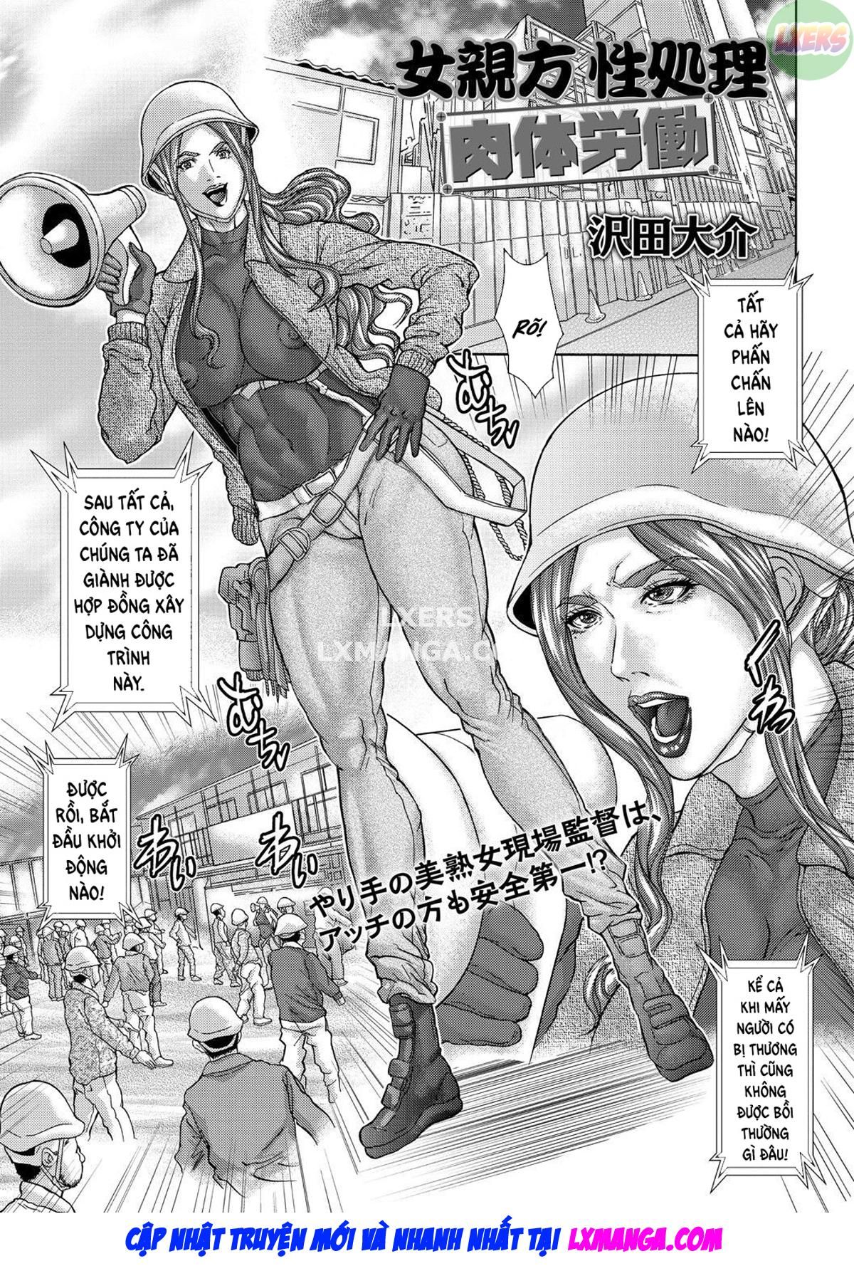 đọc truyện Onna Oyakata Seishori Nikutai Roudou Oneshot ảnh 4 tại Giả Dược