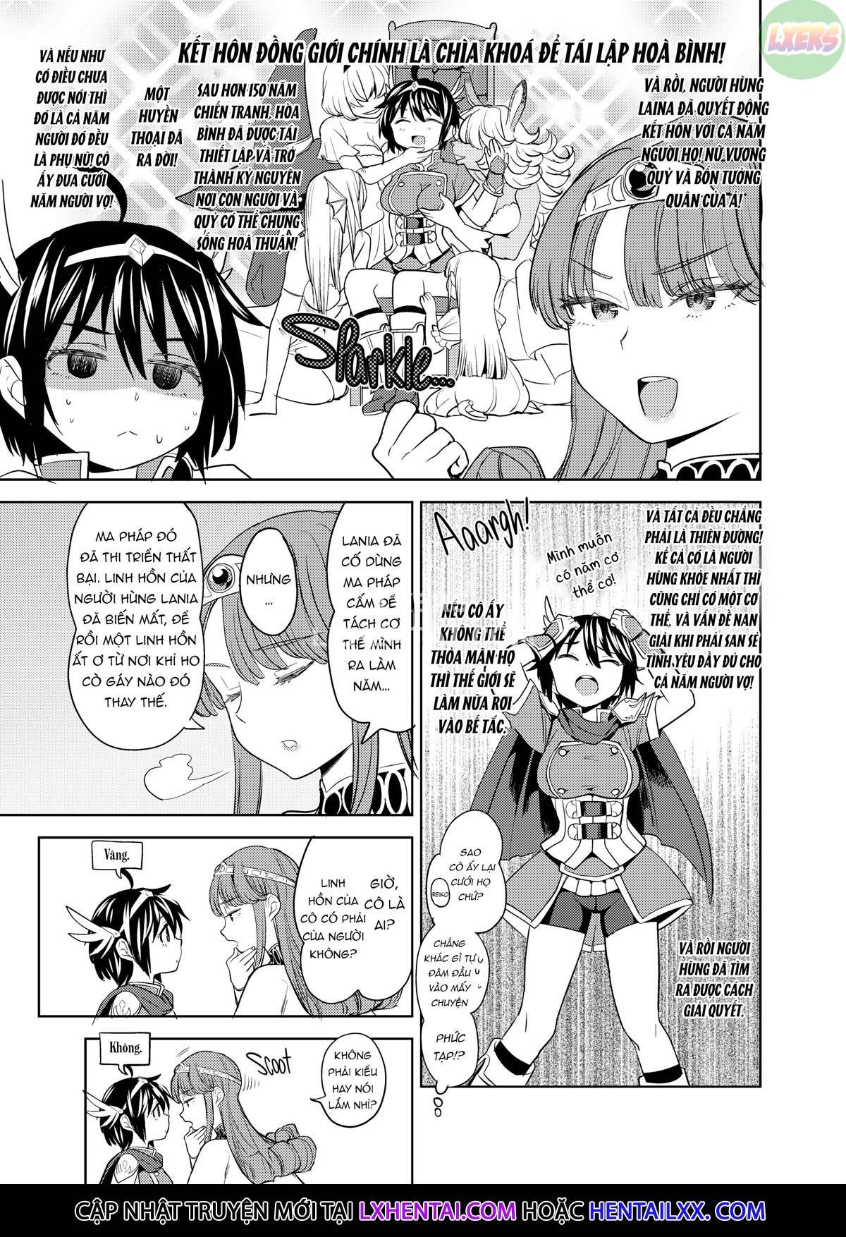 đọc truyện Onna Yuusha Ni Tensei Shitara Mazoku No Tsuma Ga 5-nin Mo Irurashii Chương 1 ảnh 10 tại Giả Dược