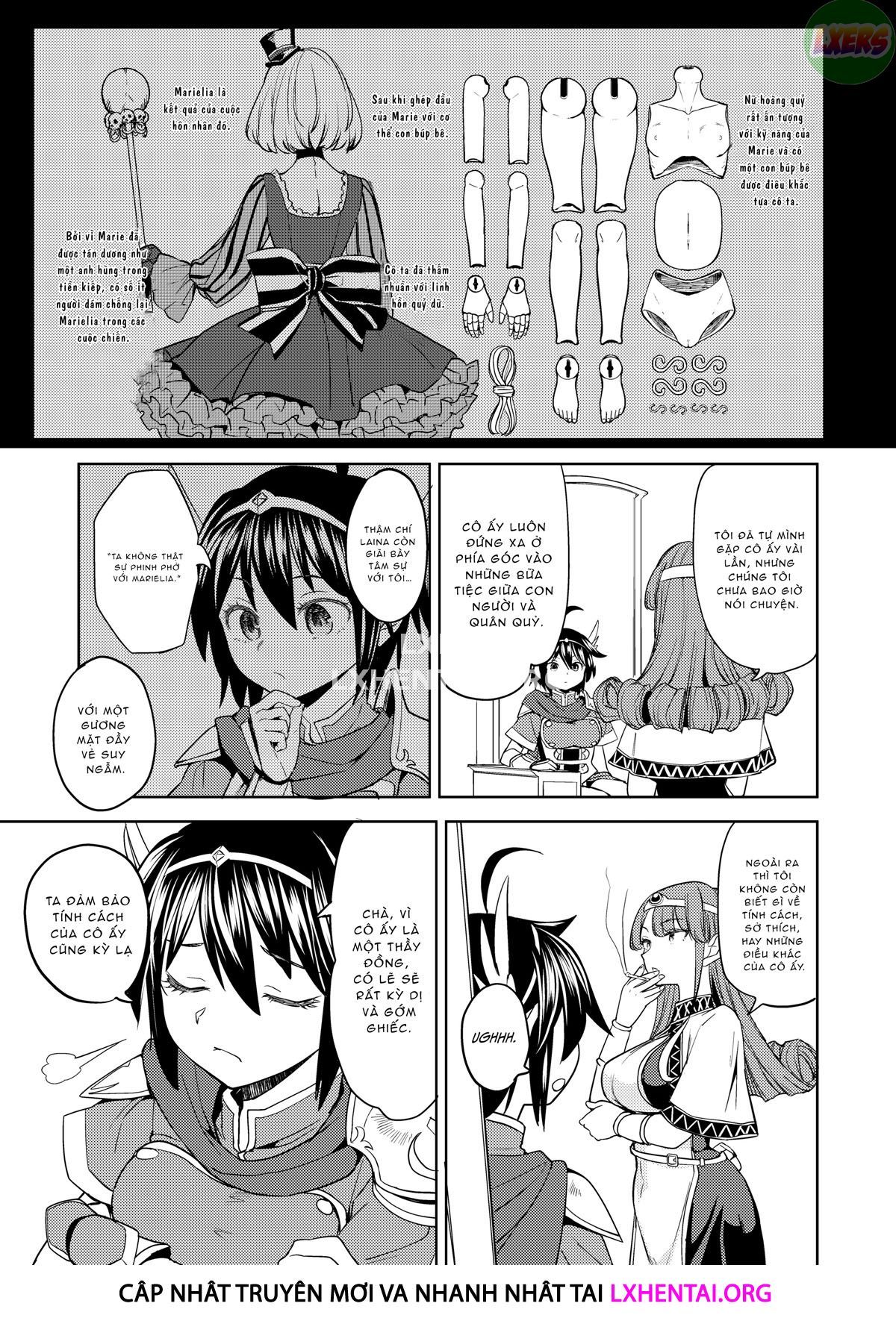 đọc truyện Onna Yuusha Ni Tensei Shitara Mazoku No Tsuma Ga 5-nin Mo Irurashii Chương 4 ảnh 8 tại Giả Dược