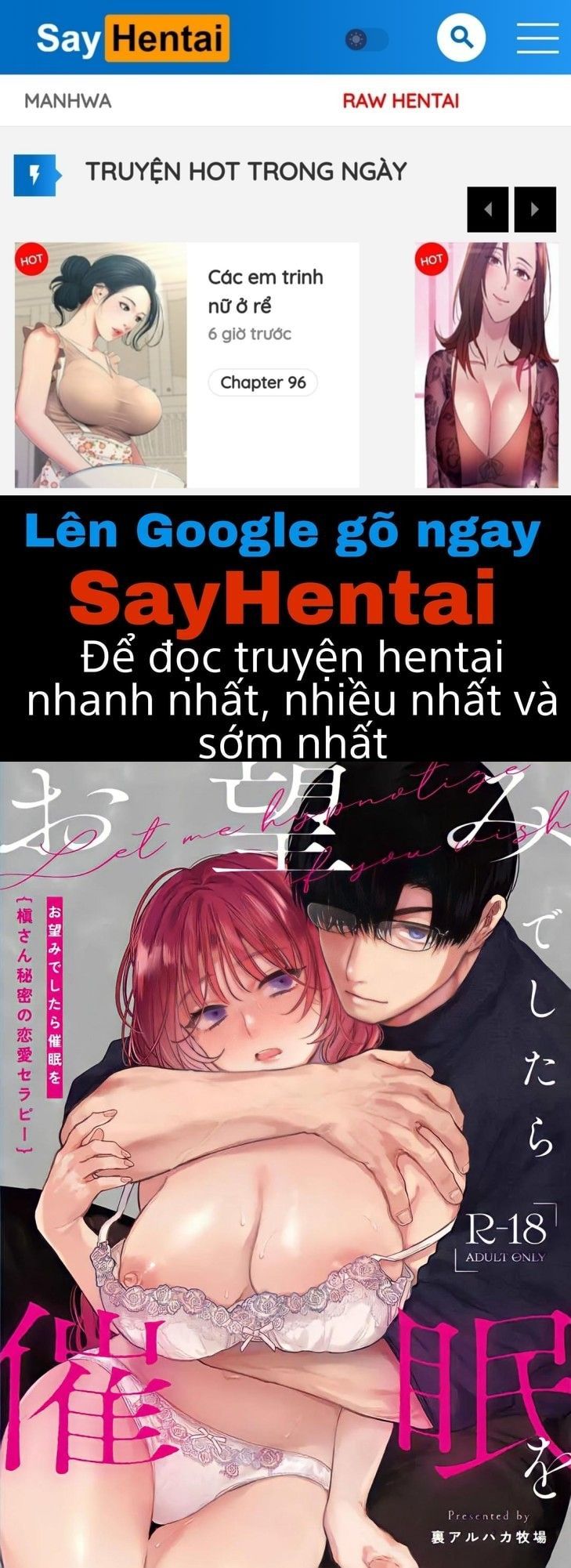 đọc truyện Onozomi Deshitara Saimin Wo Oneshot ảnh 1 tại Thiên Thai Truyện