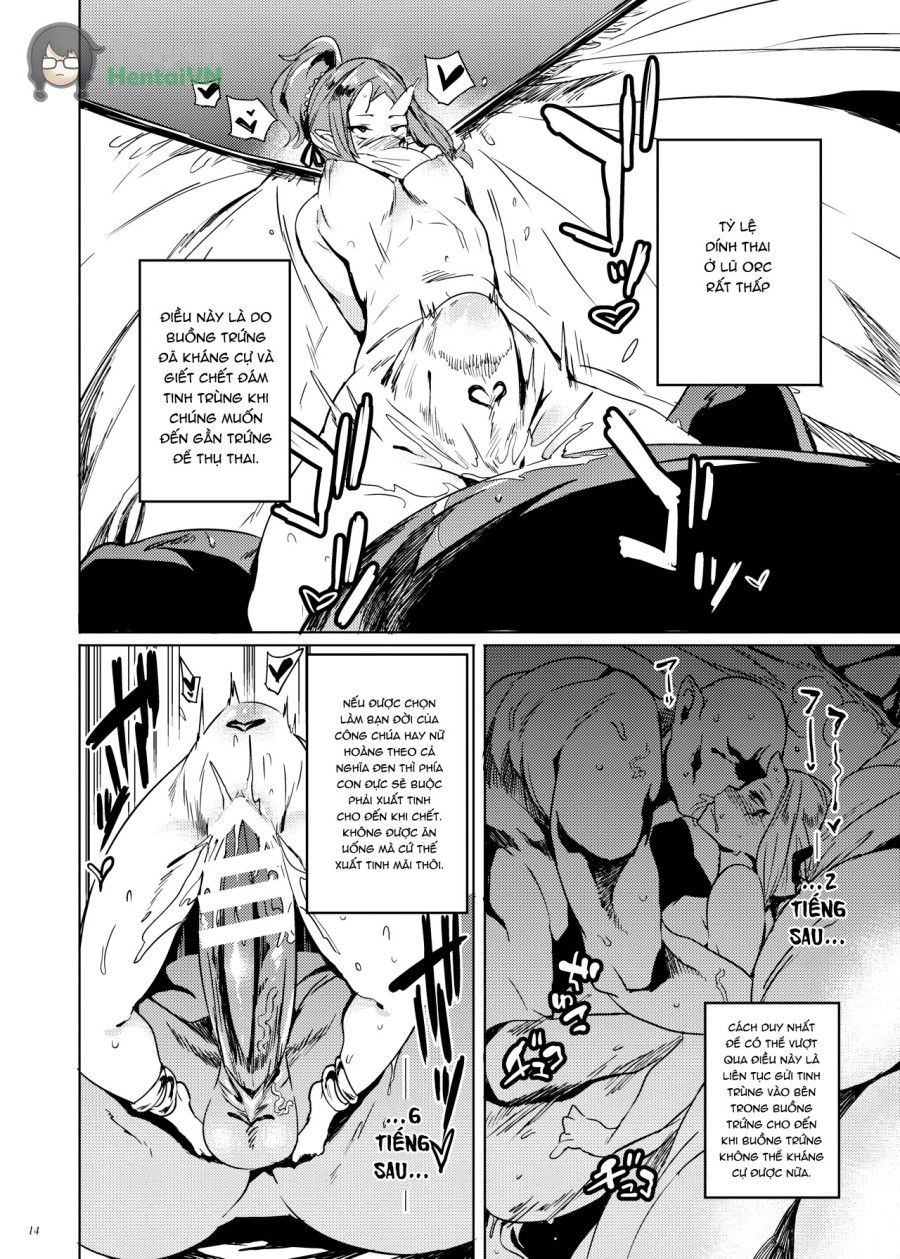 Orc No Ohime-sama Wa Ranshi Ga Tsuyosugiru Oneshot page 14 - Giả Dược