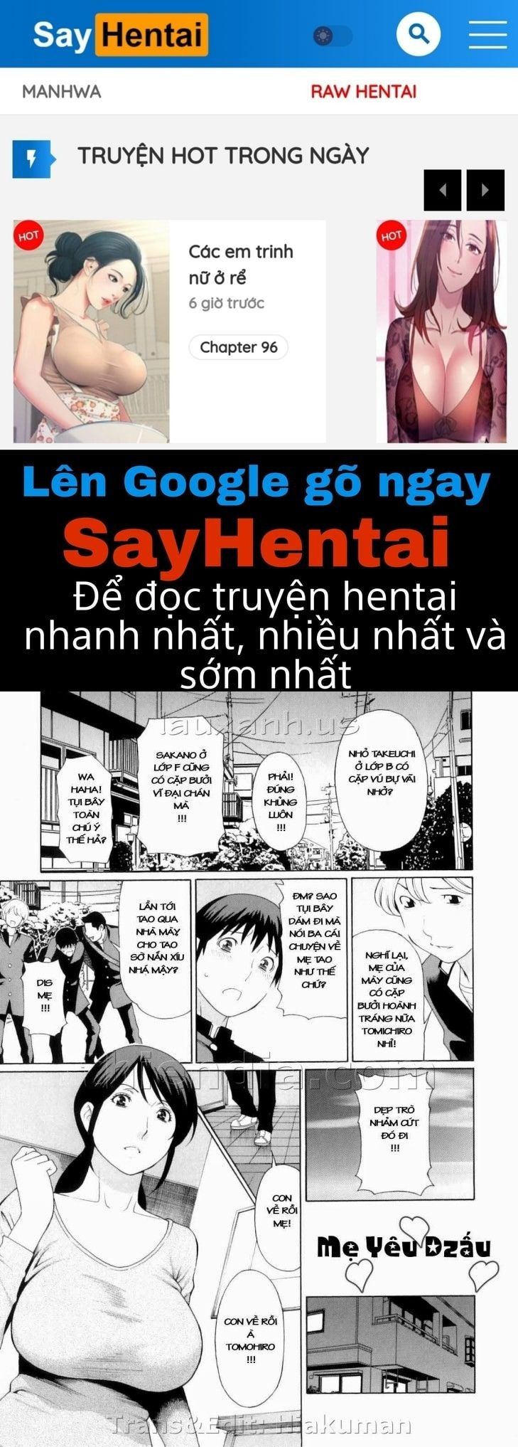 đọc truyện Ore No Hahaoya Chương 5 ảnh 1 tại Giả Dược