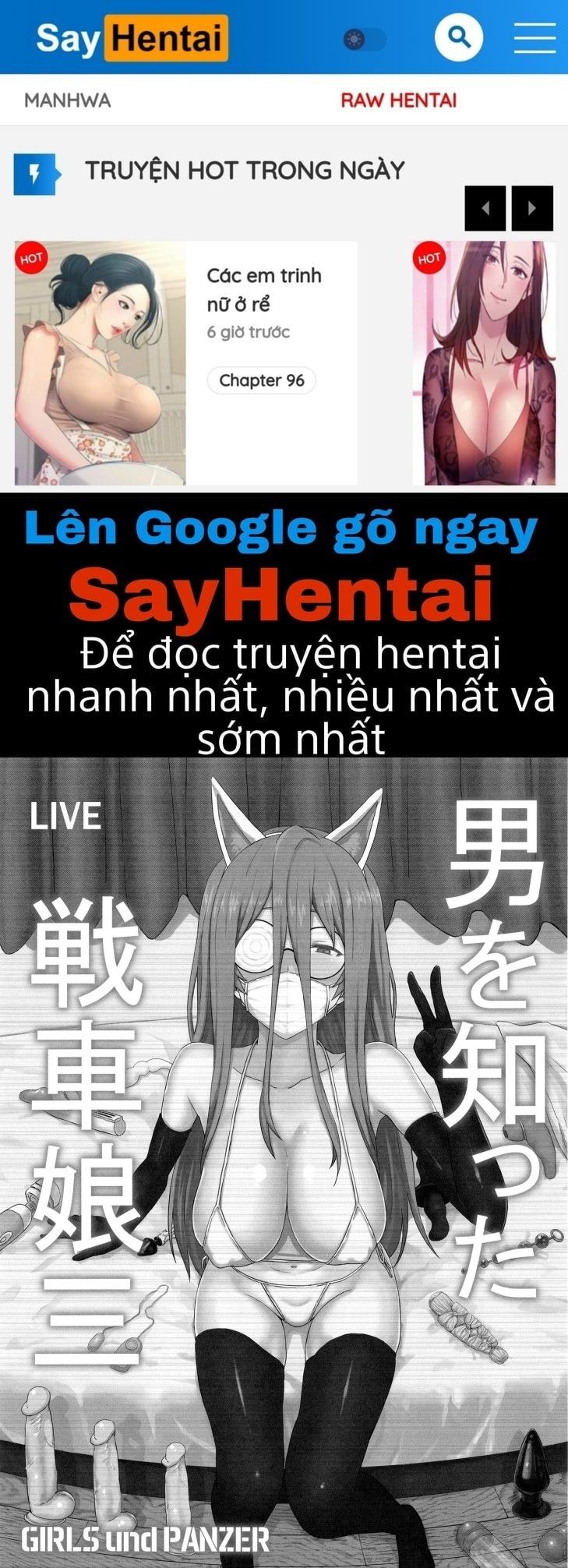 đọc truyện Otoko O Shitta Sensha Musume Soushuuhen Chương 3 ảnh 1 tại Giả Dược