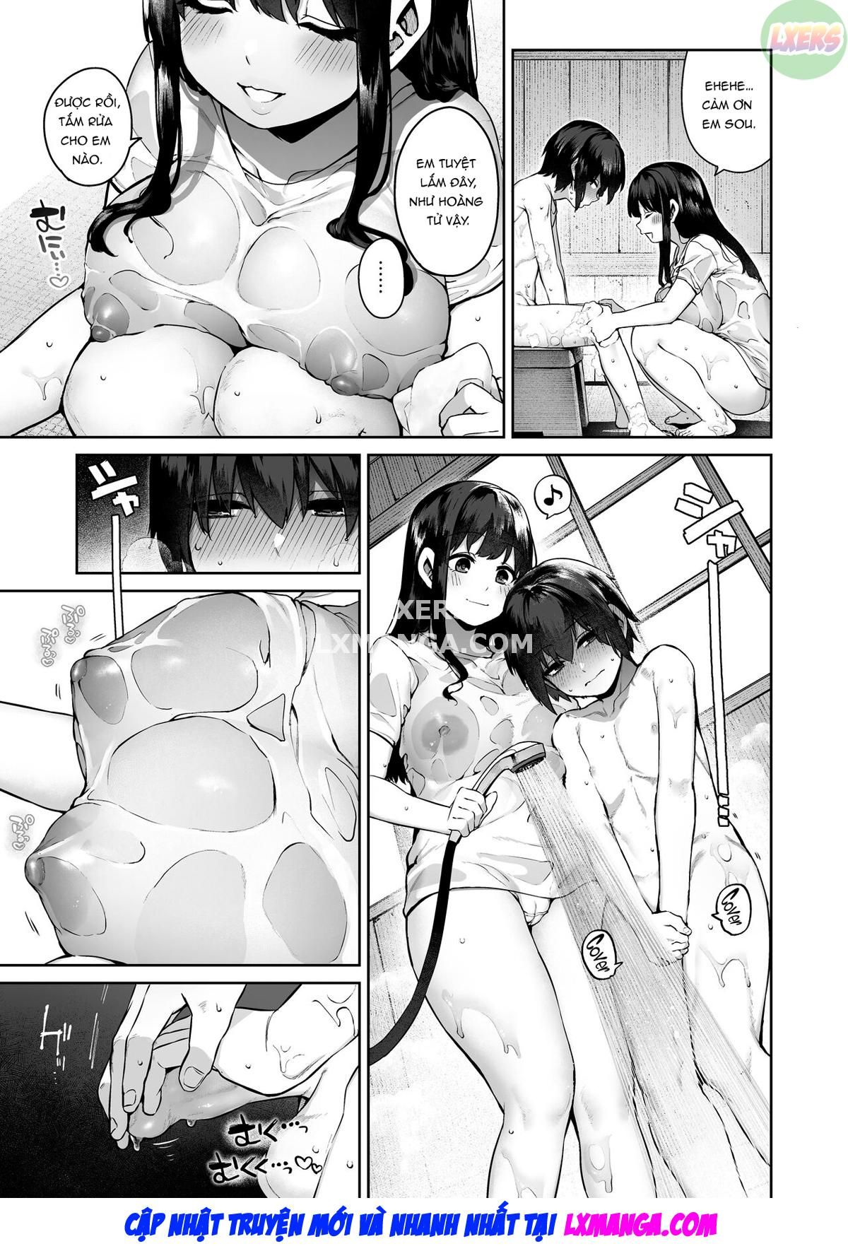 đọc truyện Otona Ni Naru Natsu -oboetate H Ni Dohamari Suru Inaka Oneshota Oneshot ảnh 19 tại Giả Dược