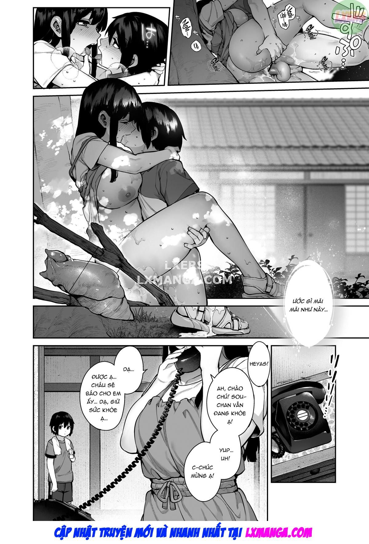 đọc truyện Otona Ni Naru Natsu -oboetate H Ni Dohamari Suru Inaka Oneshota Oneshot ảnh 58 tại Giả Dược