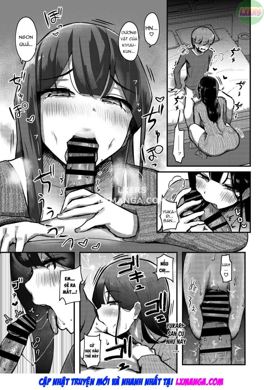 Otonari-san No Muchimuchi Wakazuma To Matching Shichatta Hanashi Oneshot page 14 - Giả Dược