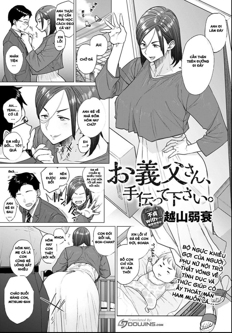 Otou-san, Tetsudatte Kudasai Oneshot page 1 - Giả Dược