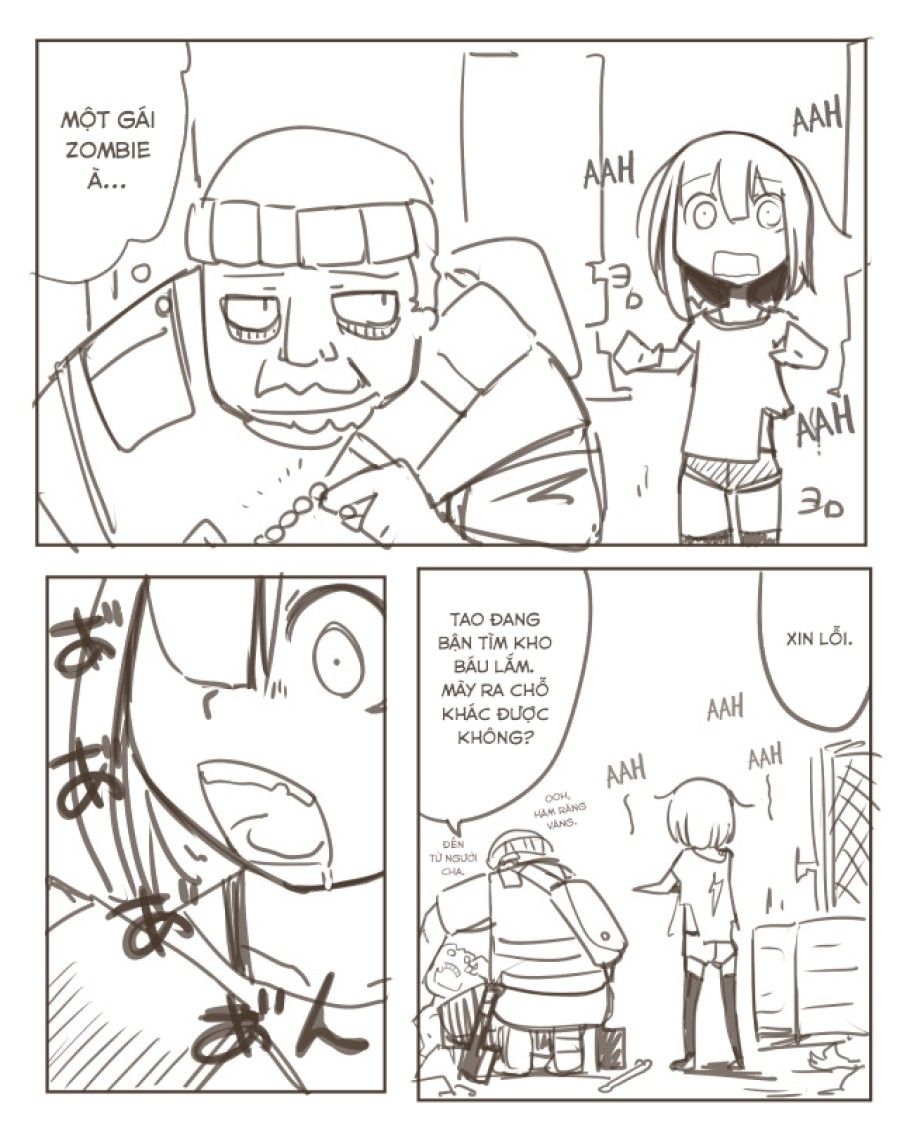 Painful Zombie Girl Oneshot page 3 - Giả Dược