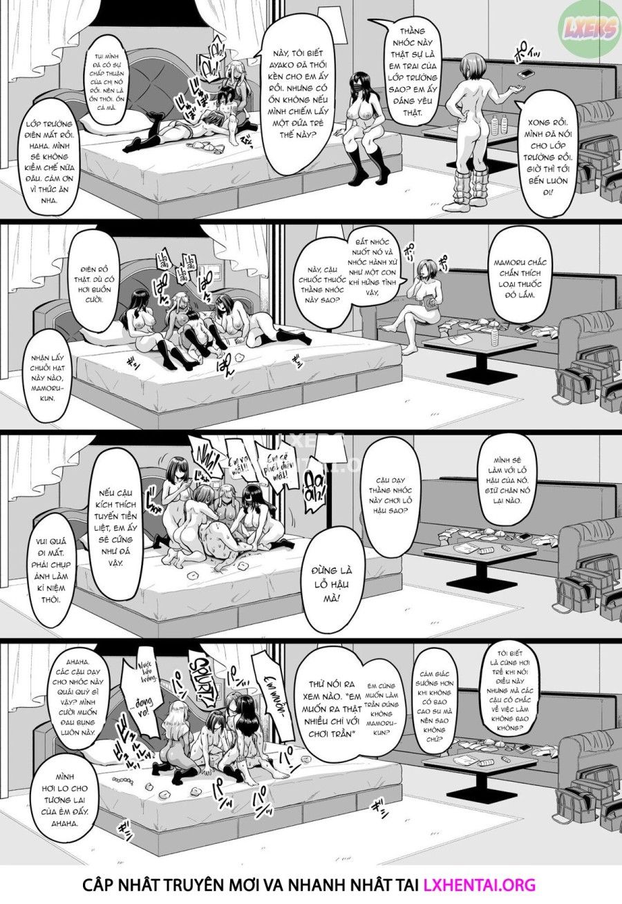 Papa-katsu Bitch No Atashi-ra Ga Anta No Otouto O Katte Mesuiki Yarichin-kun Ni Shite Kawaigatteageru Oneshot page 35 - Giả Dược